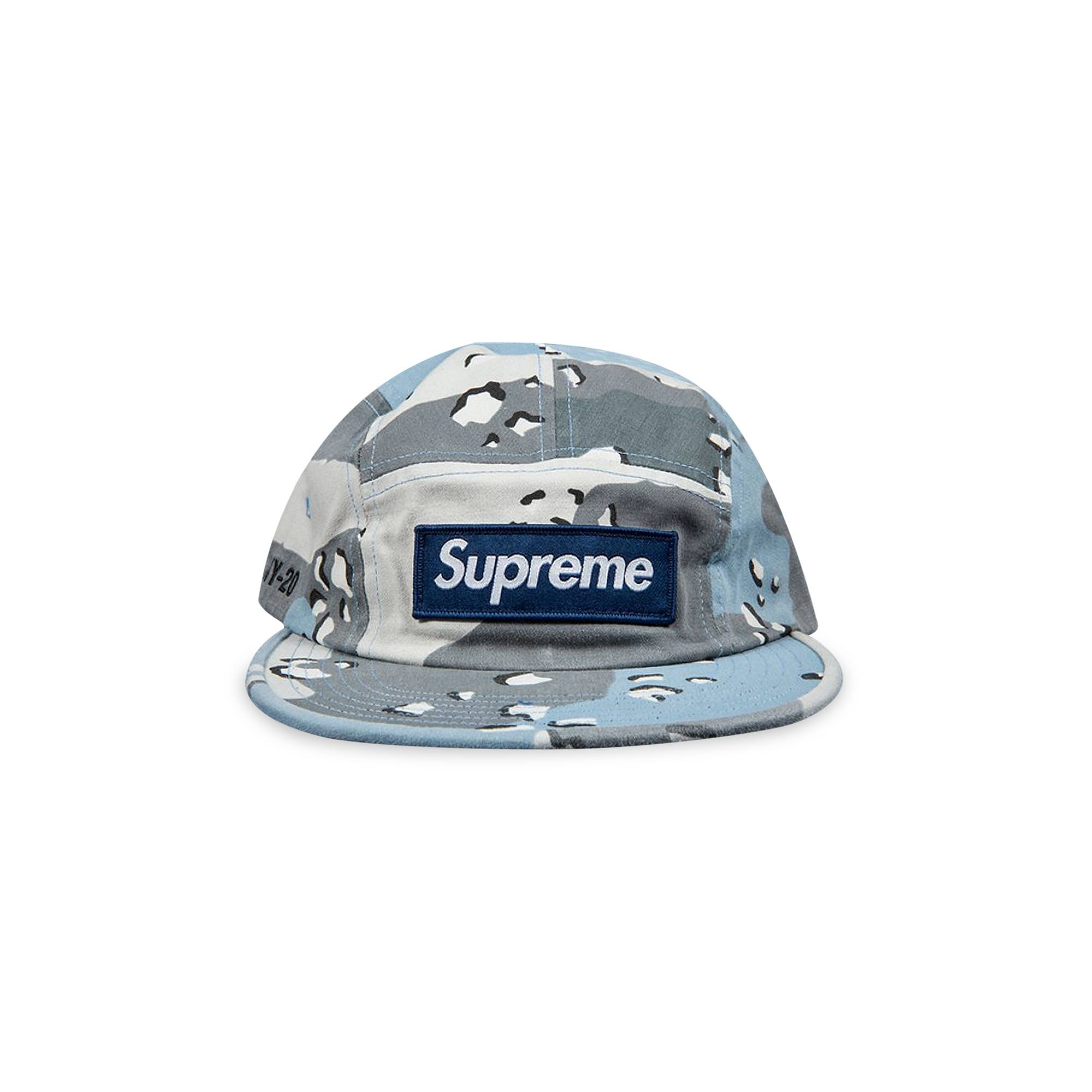 Supreme Military Camp Cap 'Blue Chocolate Chip Camo'