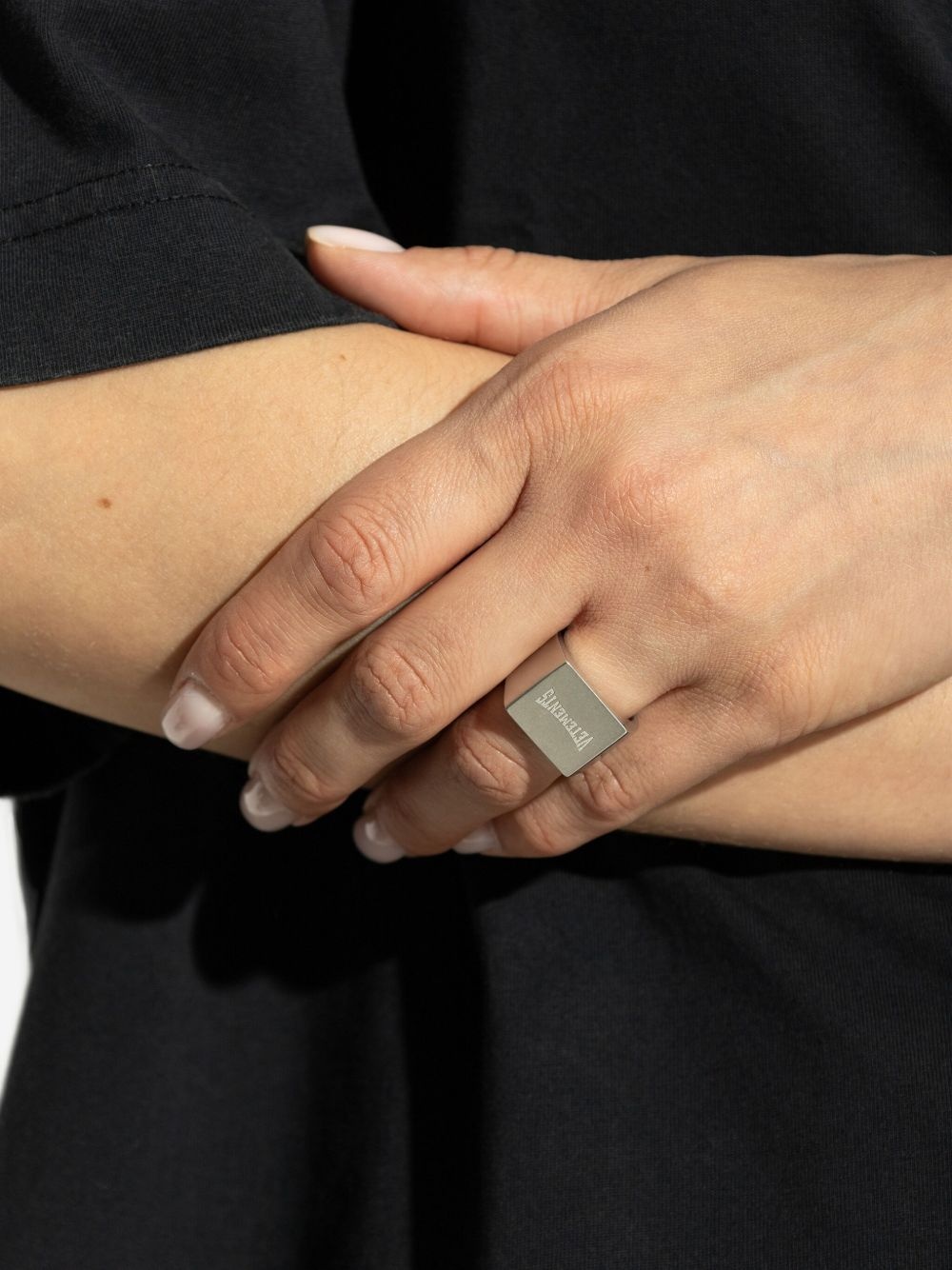 rectangular signet ring - 3