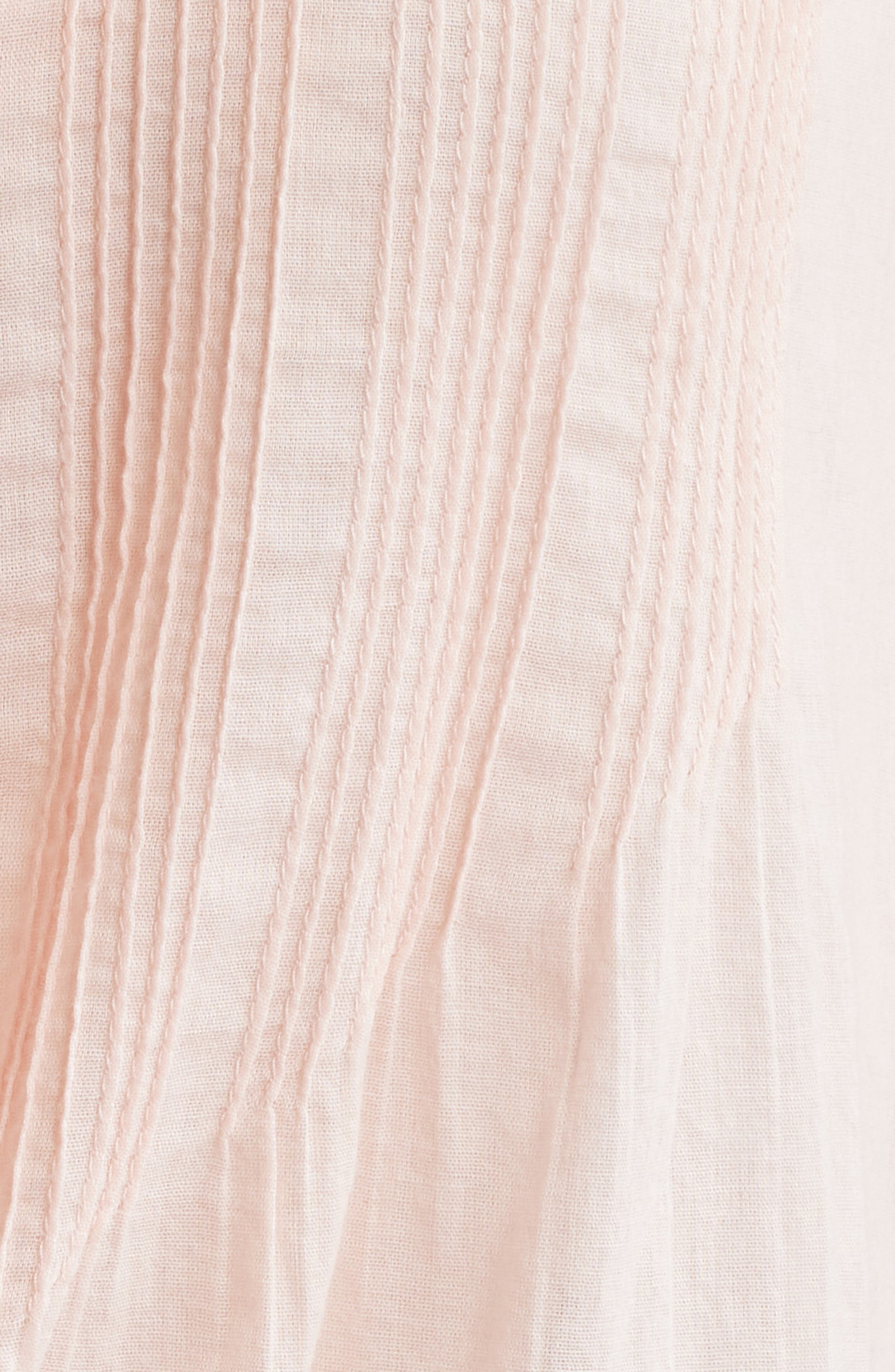 DÔEN Henri Organic Cotton Voile Top in Blush at Nordstrom - 6