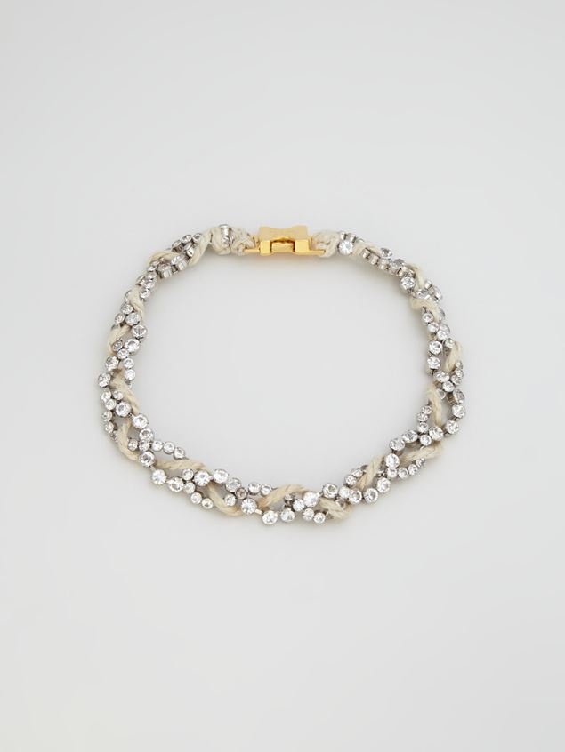BRASS AND STRASS FOUND TREASURES NECKLACE - 1