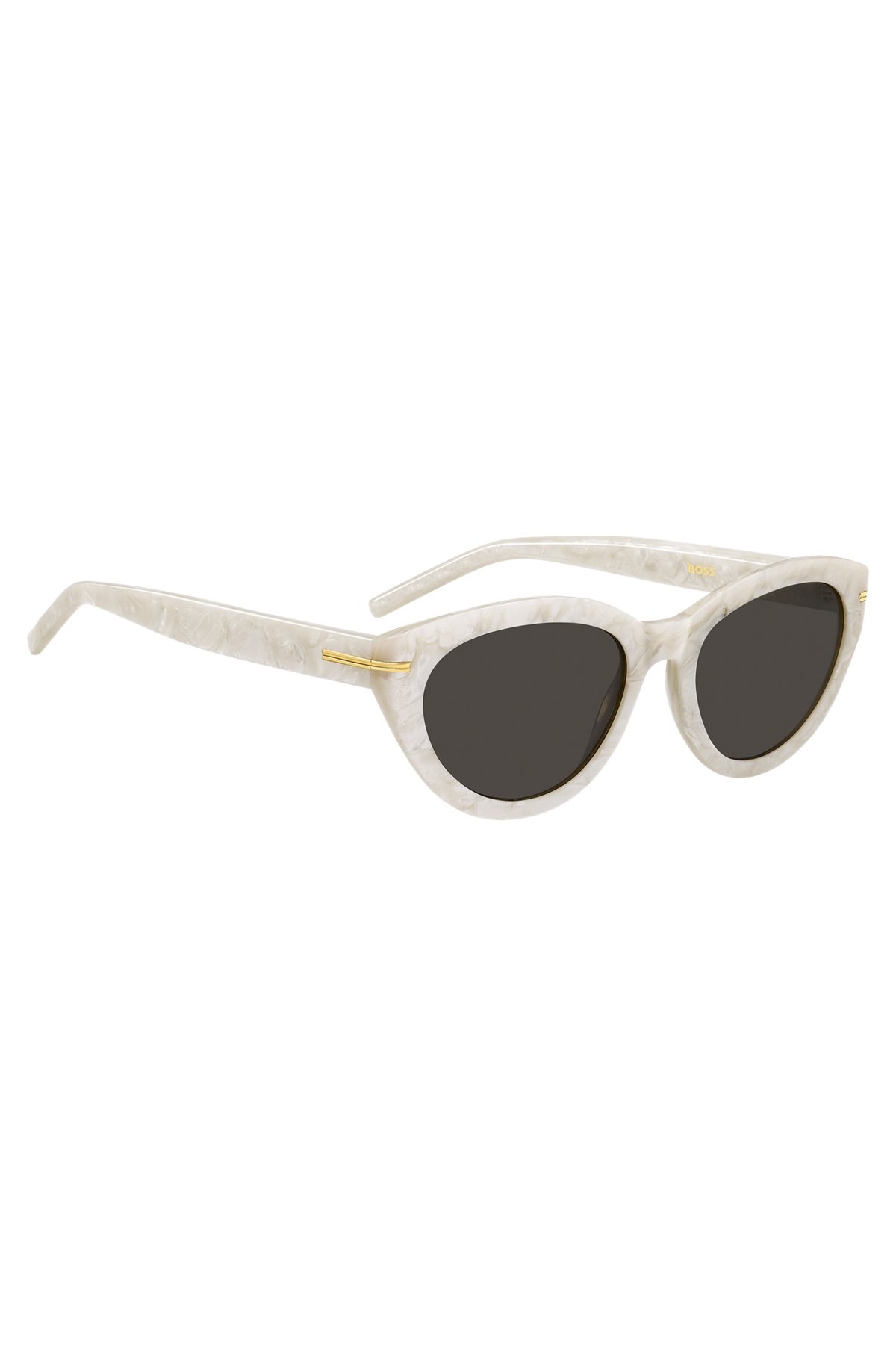 PATTERNED-ACETATE SUNGLASSES WITH GOLD-TONE DETAILS - 4
