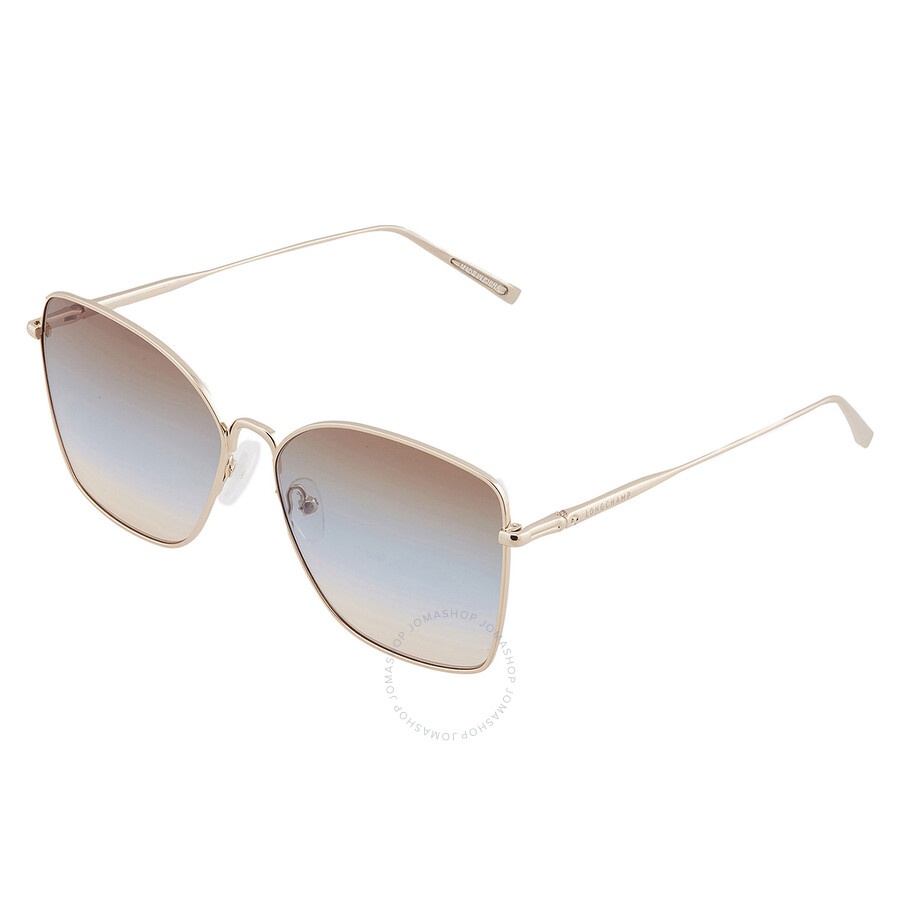 Longchamp Blue Grey Gradient1 Butterfly Sunglasses LO117S 714 60 - 4