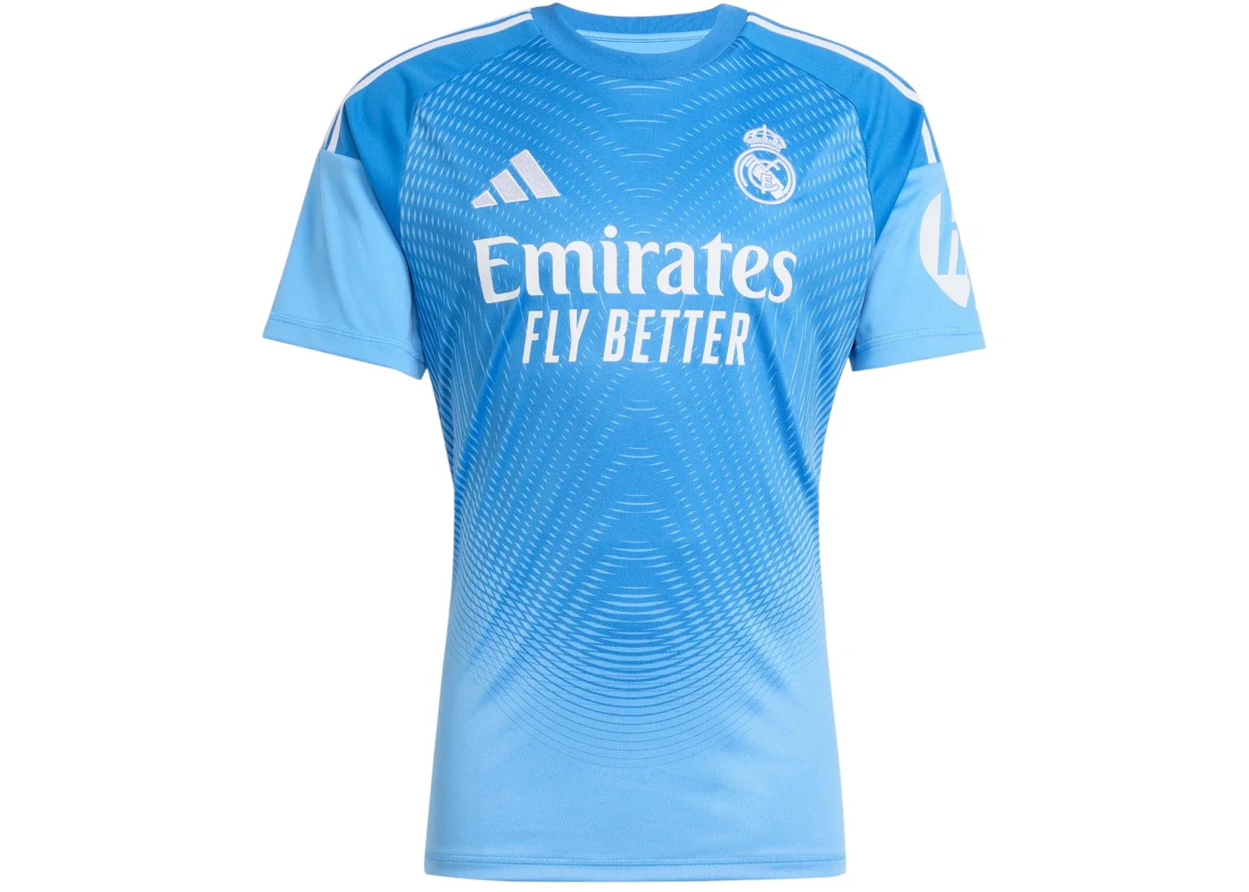 adidas Real Madrid 25/26 Home Goalkeeper Jersey Blue Burst Ray Blue - 1