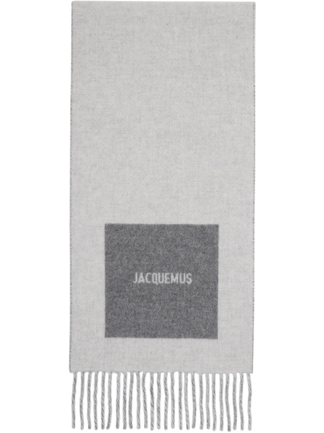 Gray 'The Rond Carré' Scarf - 1