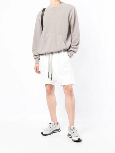 Isaac Sellam drawstring track shorts outlook