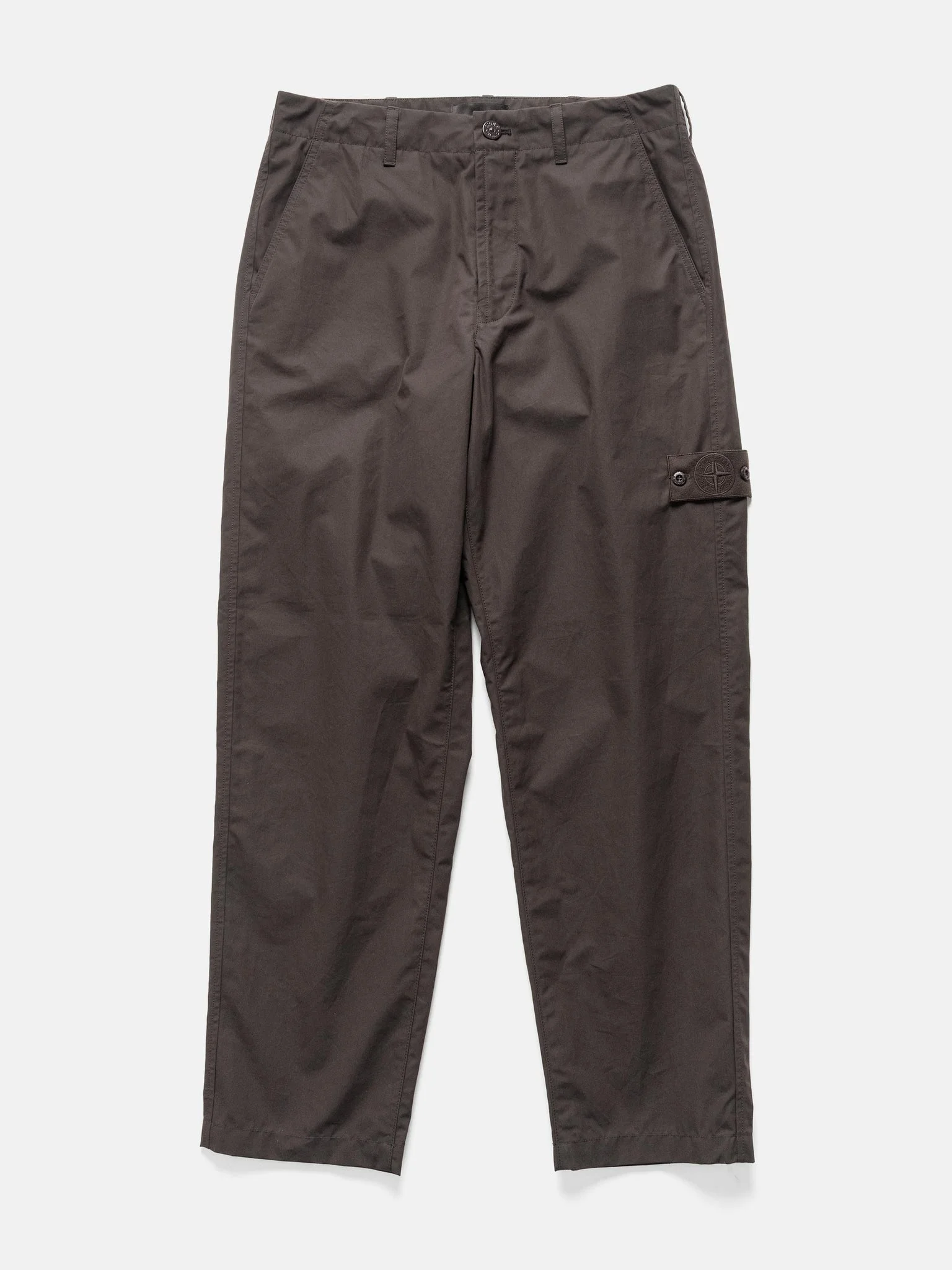 Ghost Piece Weatherproof Cotton Canvas Chino Dark Brown - 1