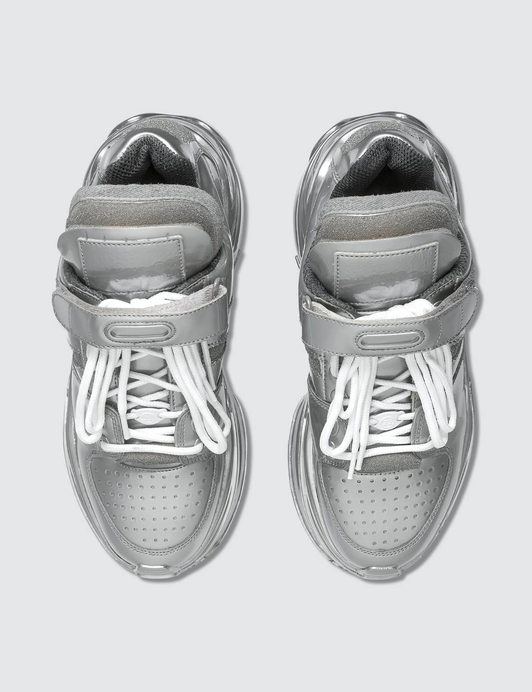 Retro Low Fit Metallic Sneakers - 3