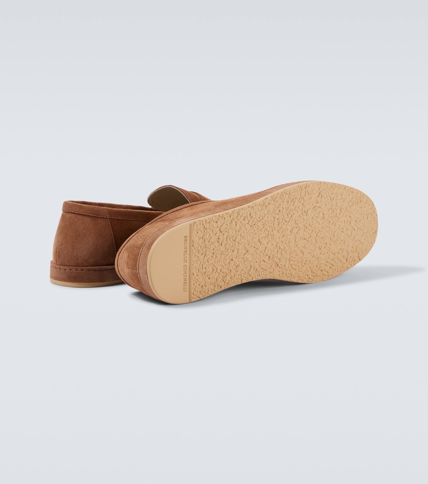Suede penny loafers - 7