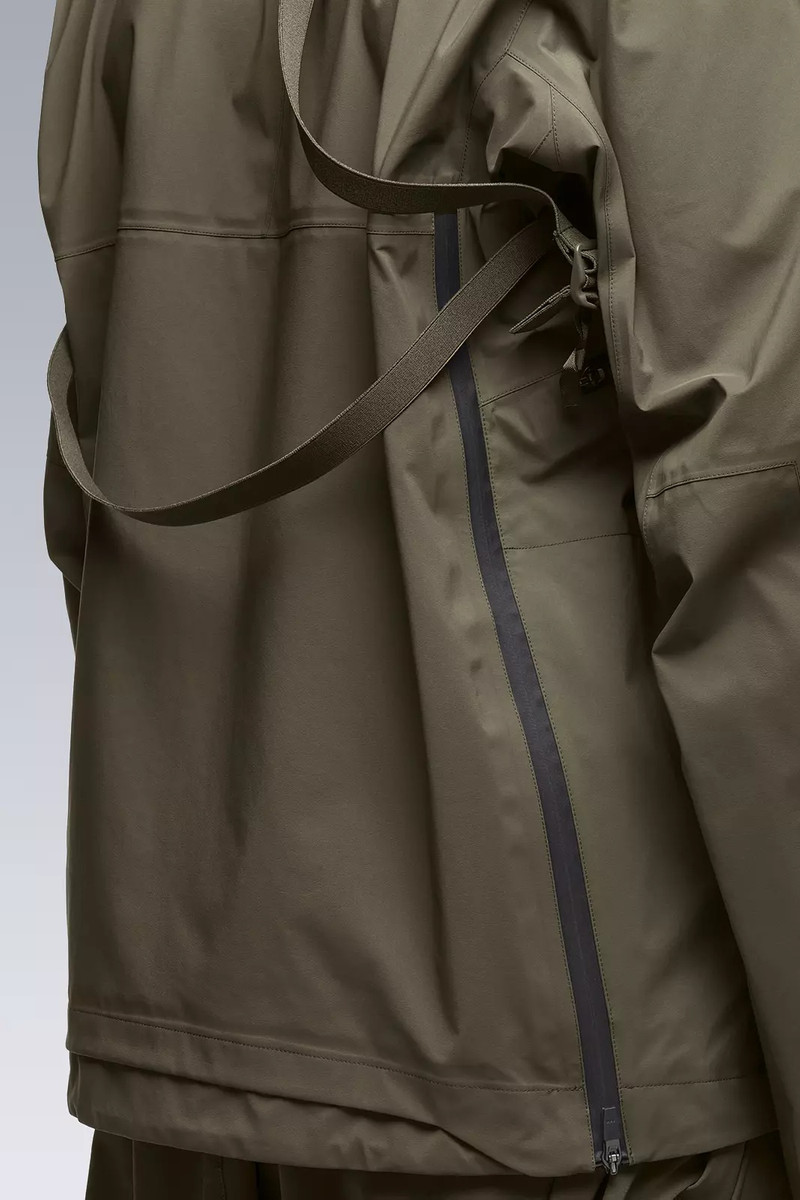 J1A-GTKR-RFM KR EX 3L Gore-Tex® Pro Interops Jacket RAF Green with size 5 WR zippers in matte black 34