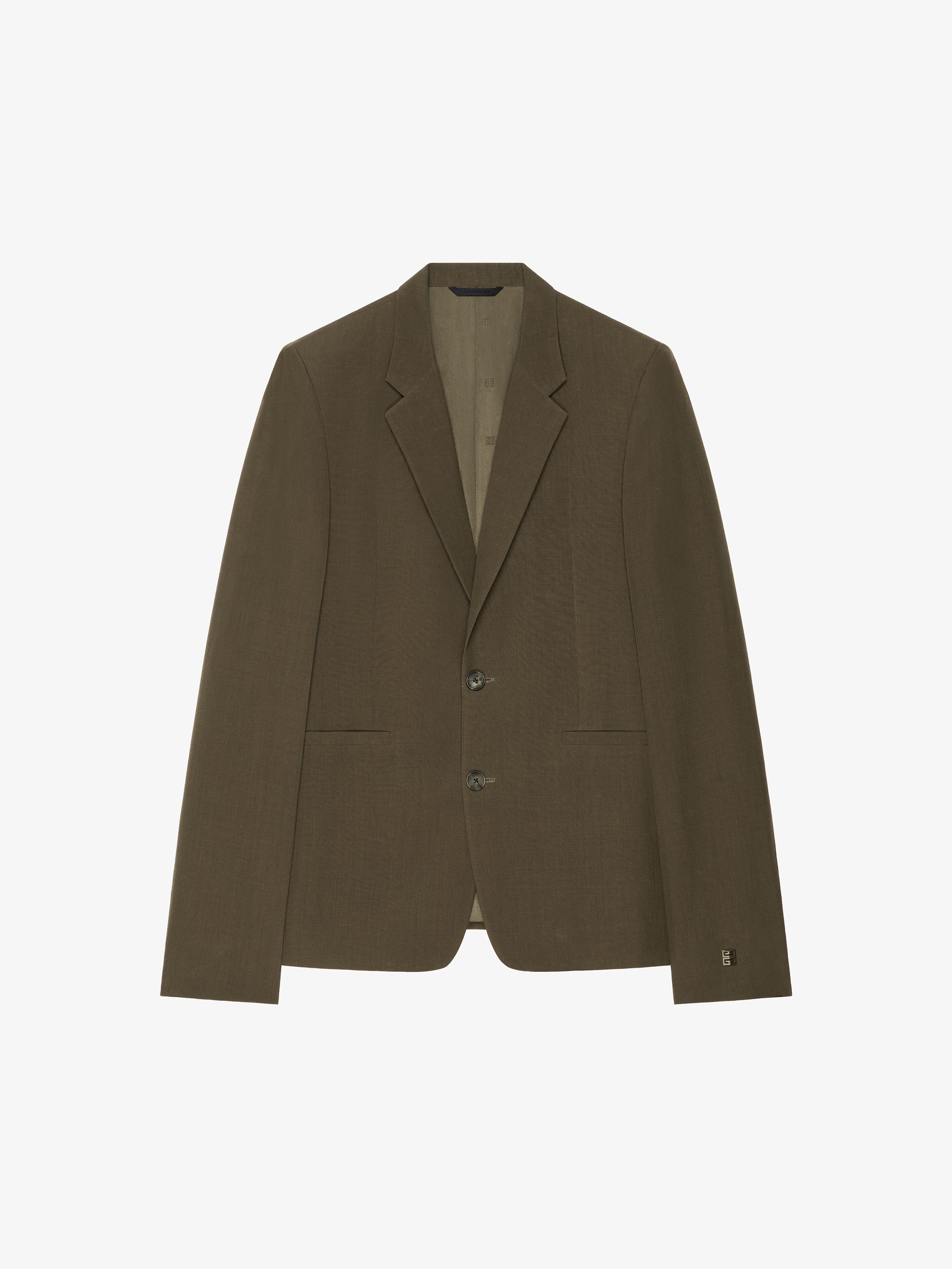 SLIM FIT JACKET IN WOOL - 1