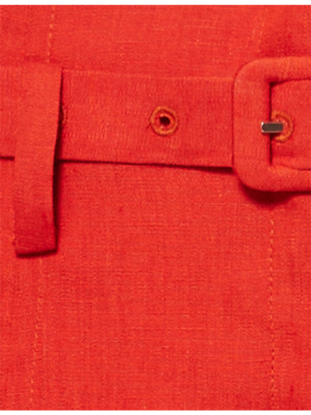 Dugald Pleat Button-Down Linen Midi Skirt - 7