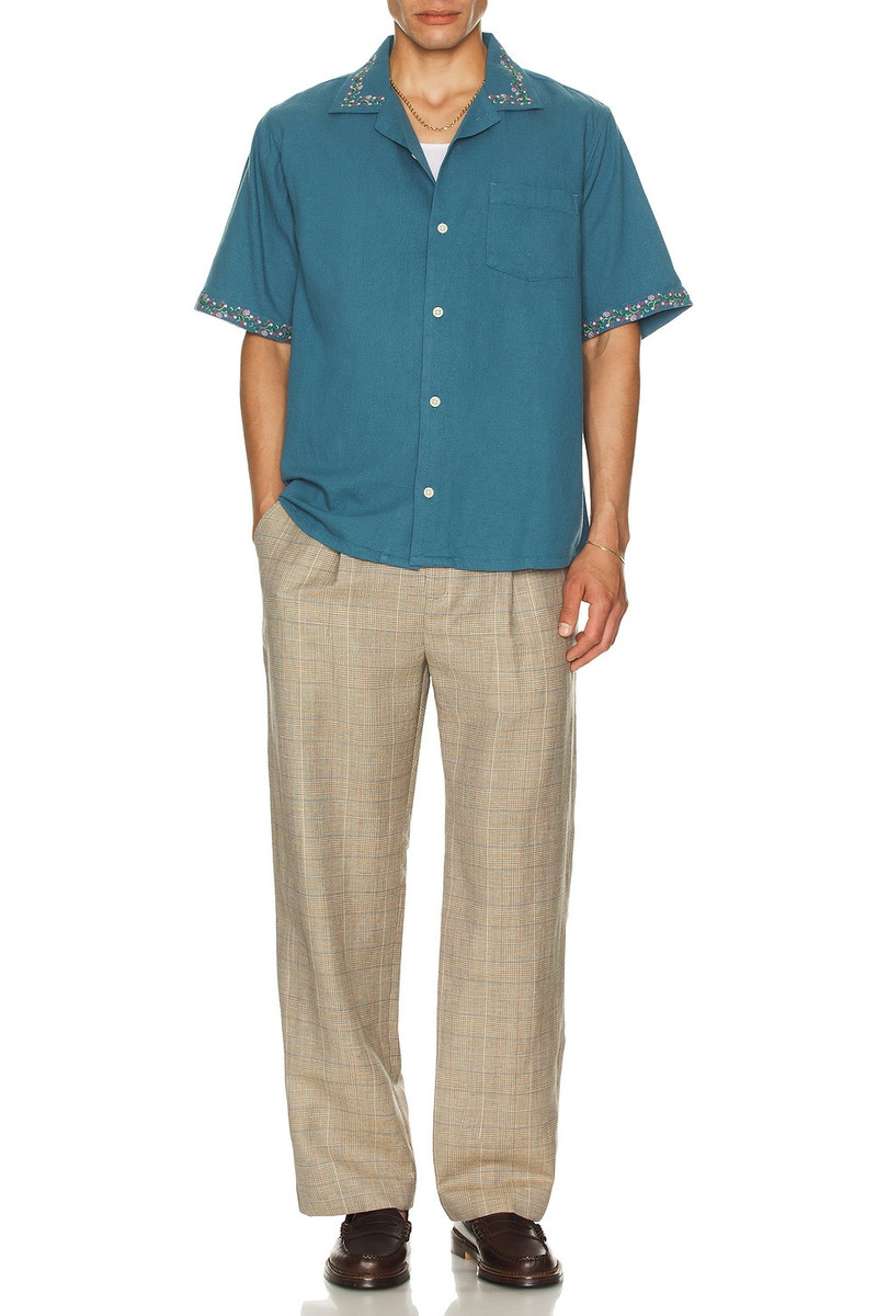 Corridor Hopsack Embroidered Camp Shirt outlook