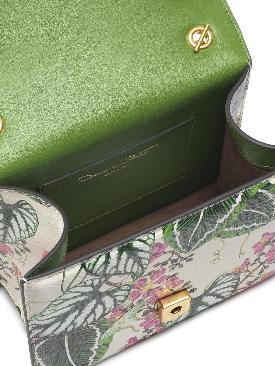 MIXED BOTANICAL PRINTED MINI TRO BAG 4