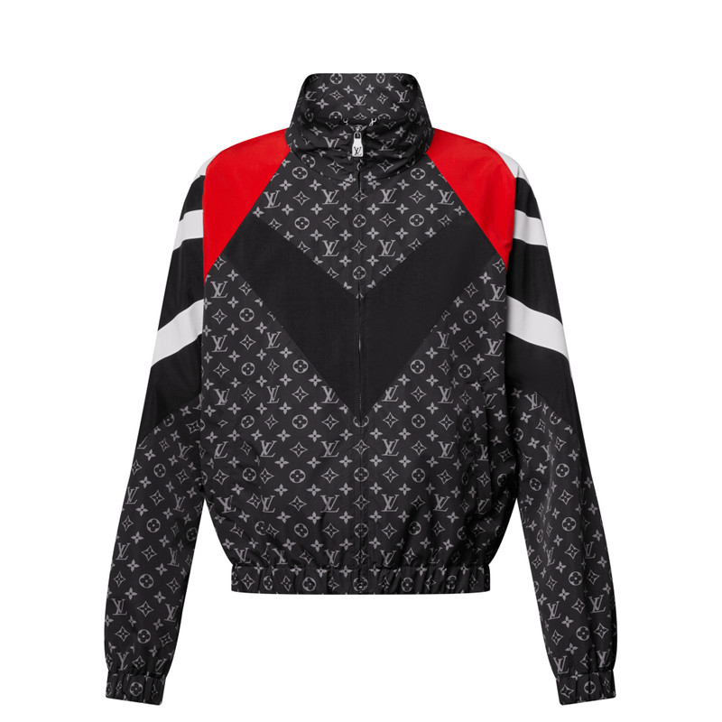 Monogram Printed Nylon Tracksuit Top 1