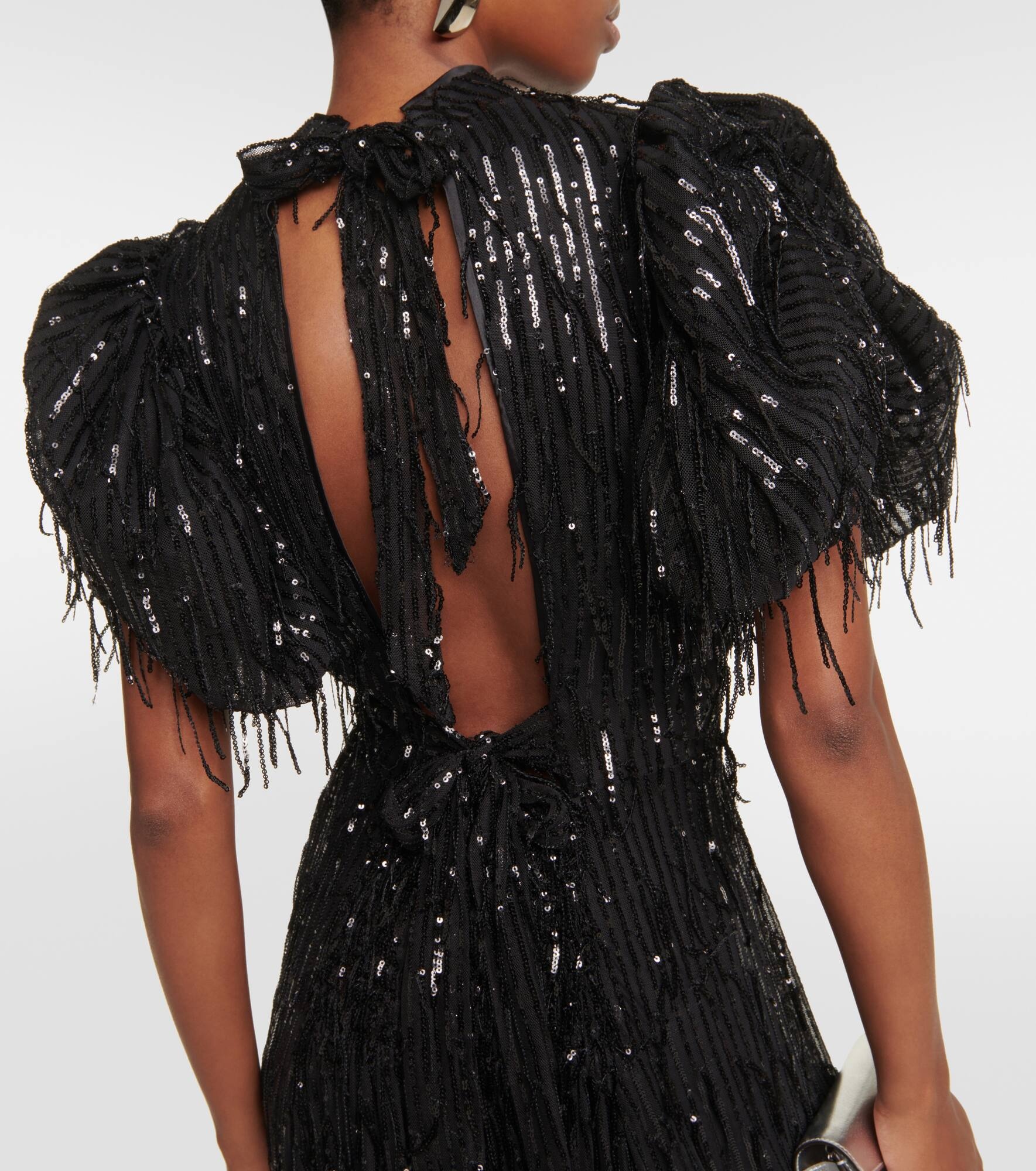 Sequined midi dress - 6