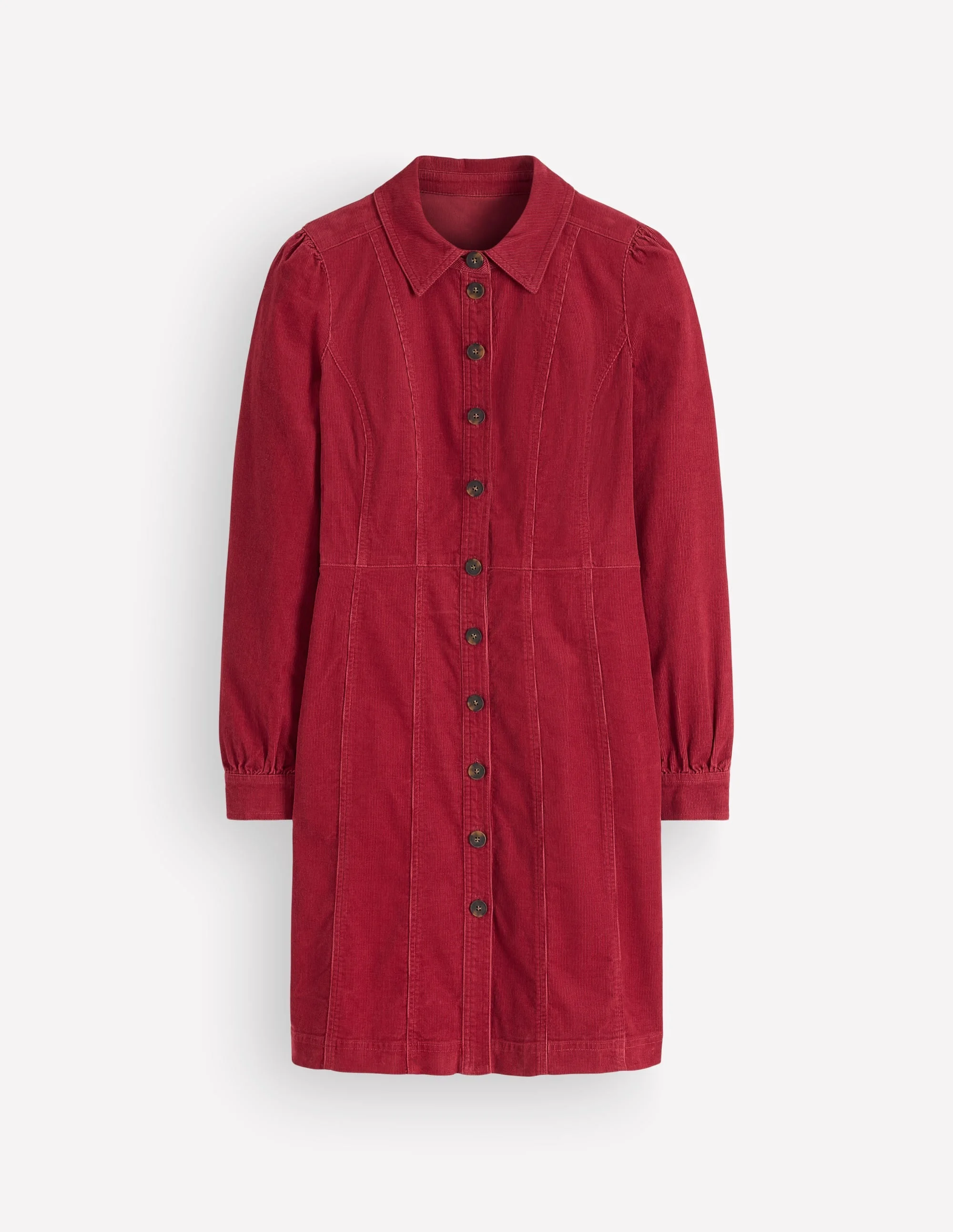 Rhoda Cord Short Dress-Red Earth - 1