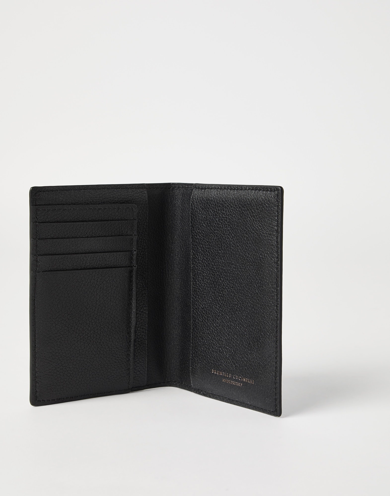 Grained leather passport holder - 3