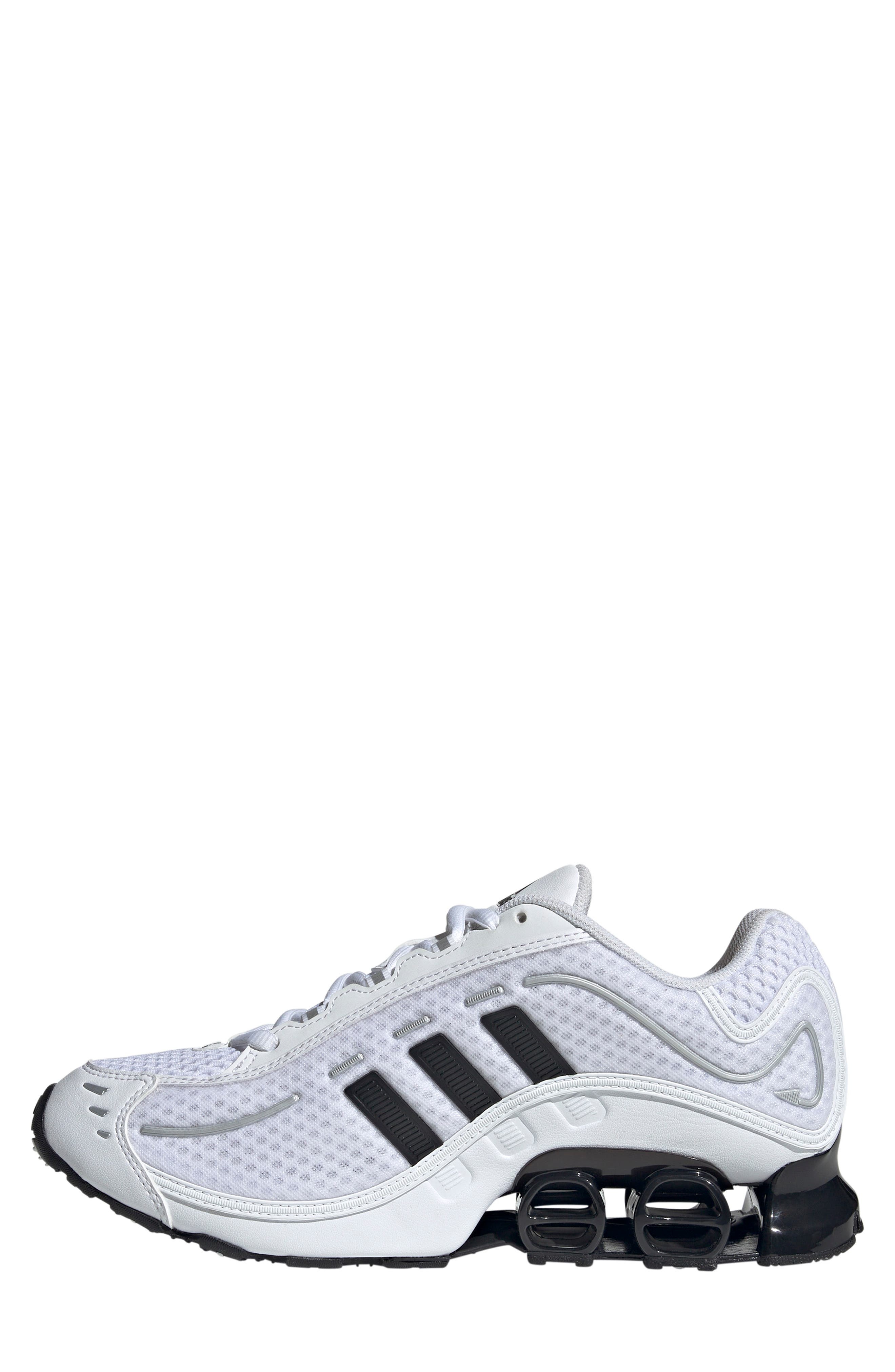 adidas Adifoam Megaride 01 Sneaker in White/Black/Silver Metallic at Nordstrom - 6