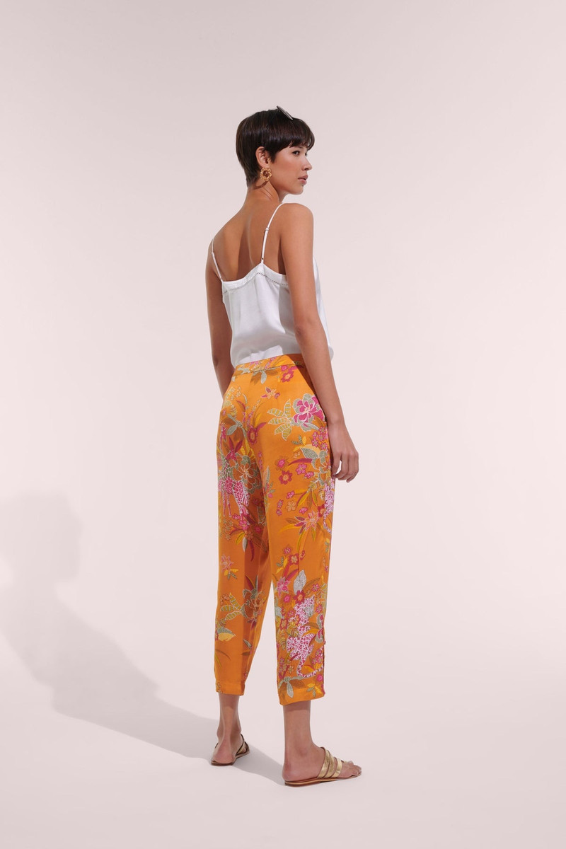 Poupette St Barth Pant Bel - Orange Leo Forest outlook