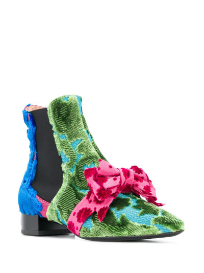 Moschino bow ankle boots outlook