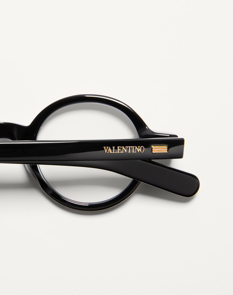 BIZARRE CIRCLE GLASSES WITH CRYSTALS IN ACETATE 5