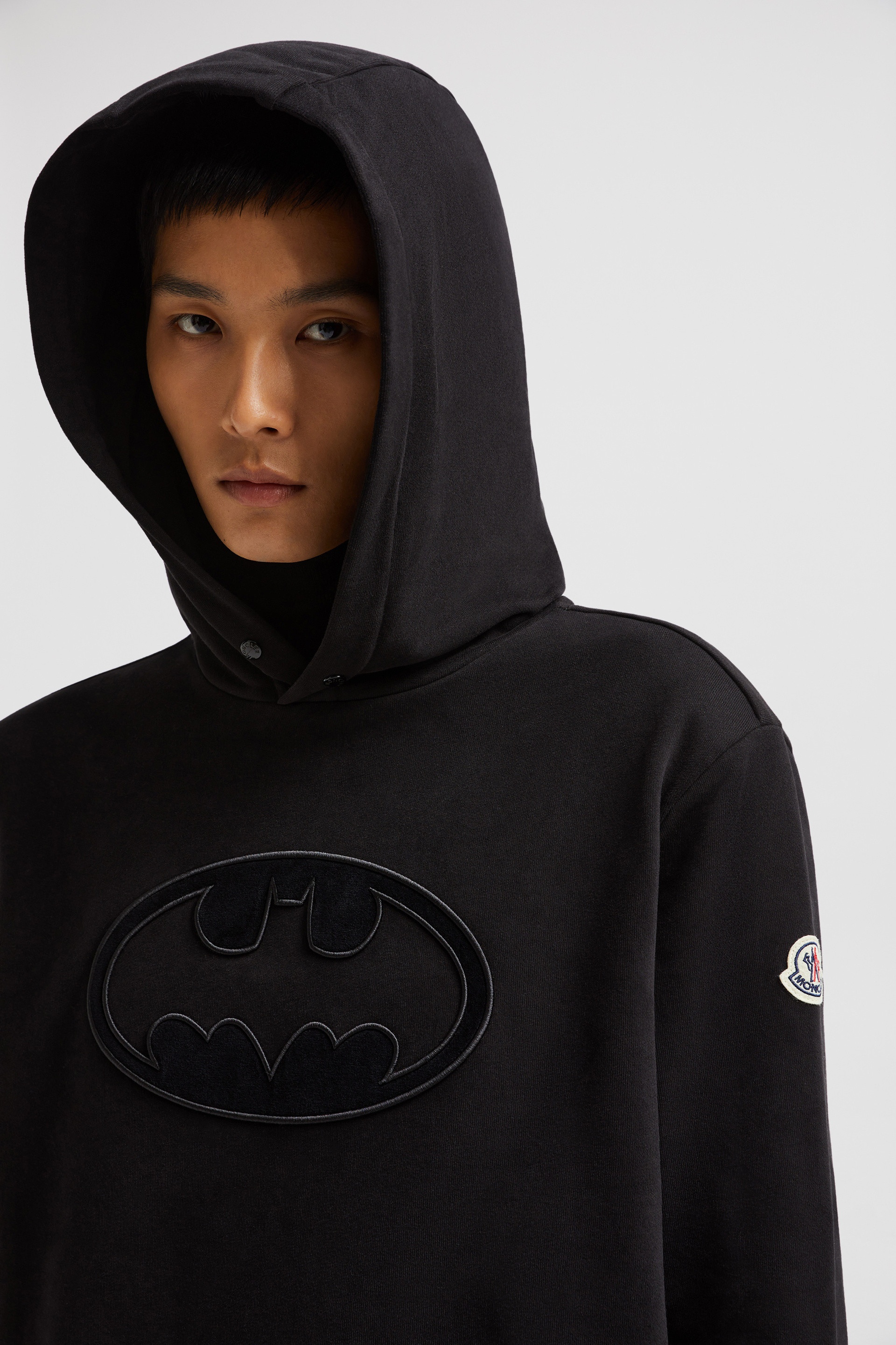 Moncler Batman Logo Hoodie | REVERSIBLE