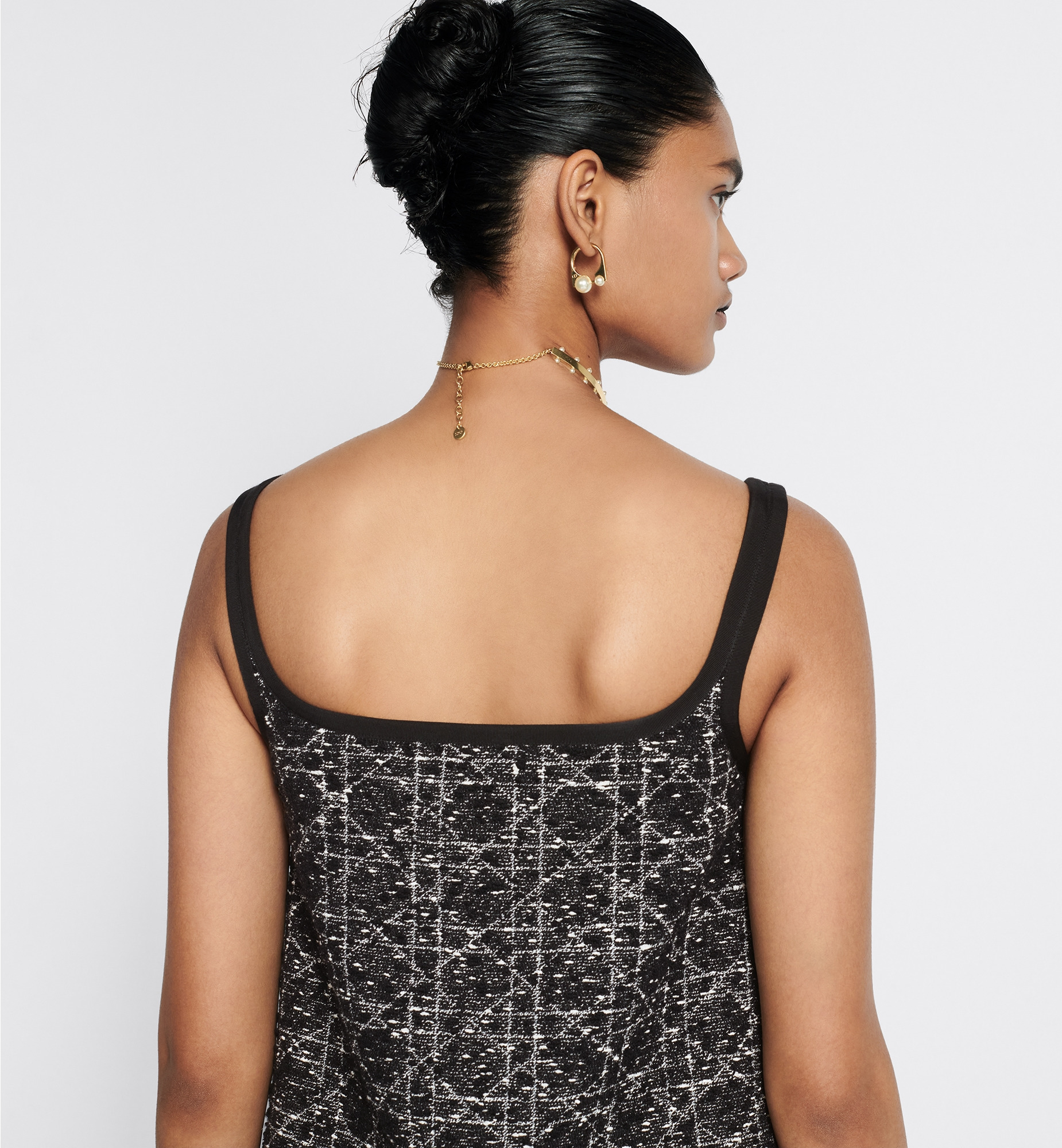 Macrocannage Short Dress - 4