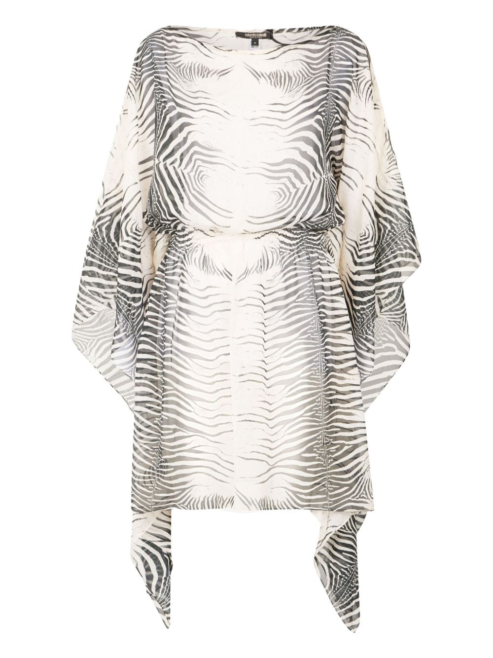 zebra-print dress - 1