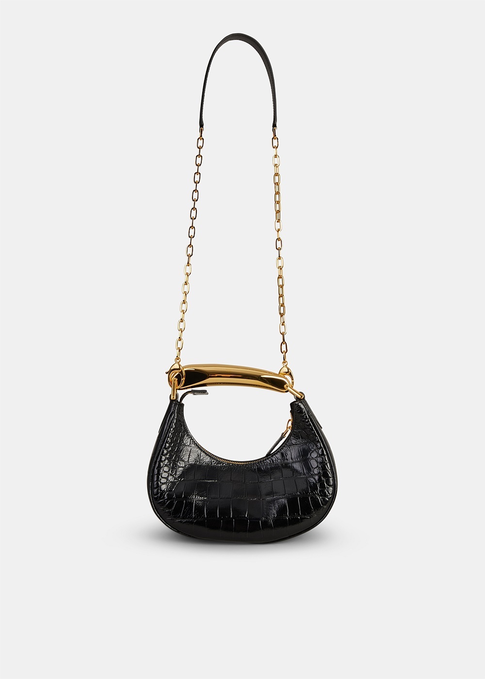 Black Hobo Large Evening Bag - 4