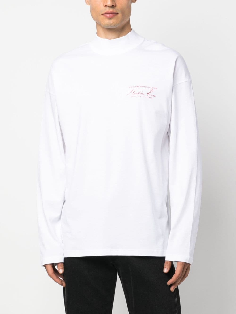 logo-print cotton T-shirt - 4