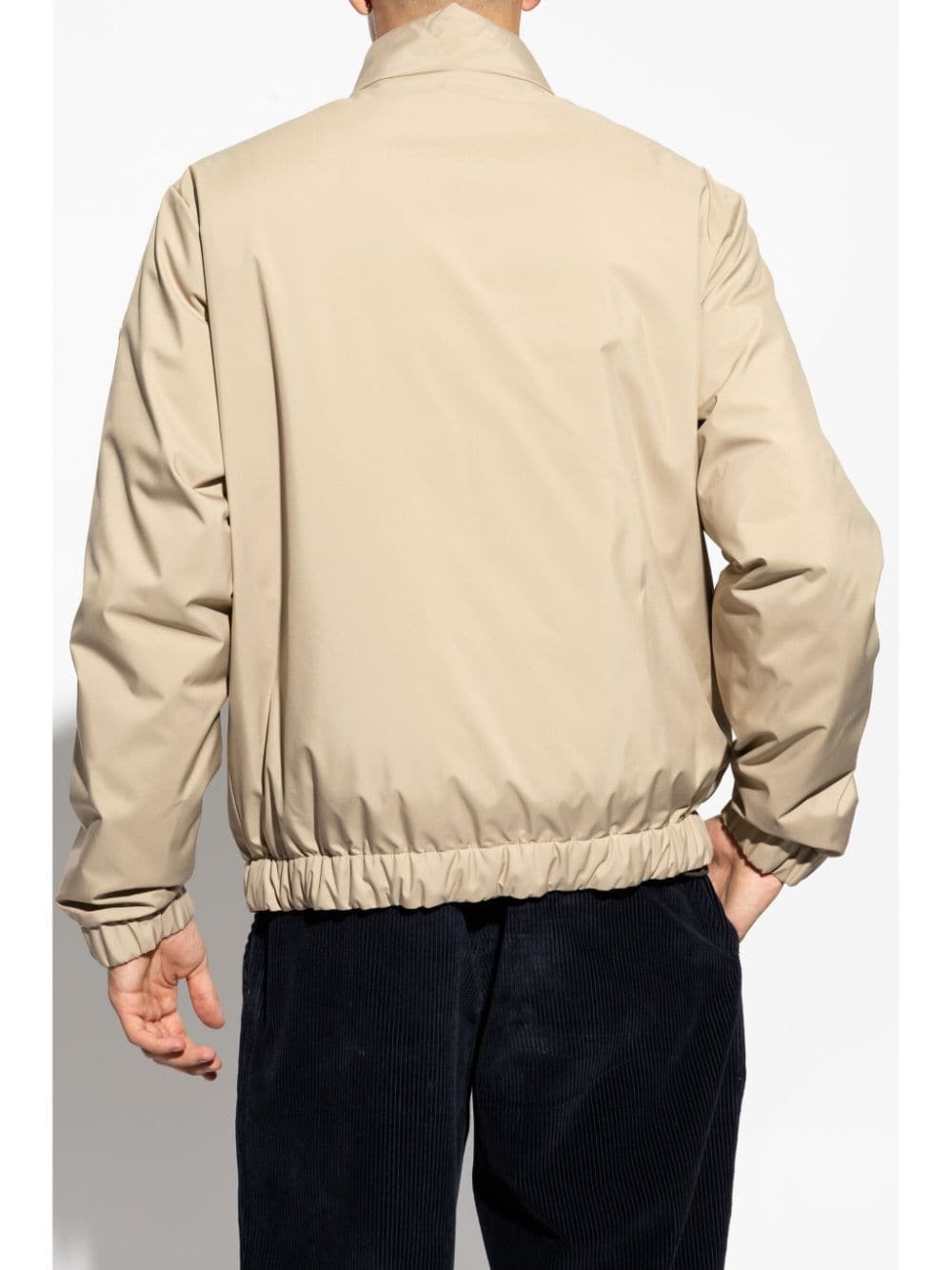 logo-patch jacket - 4