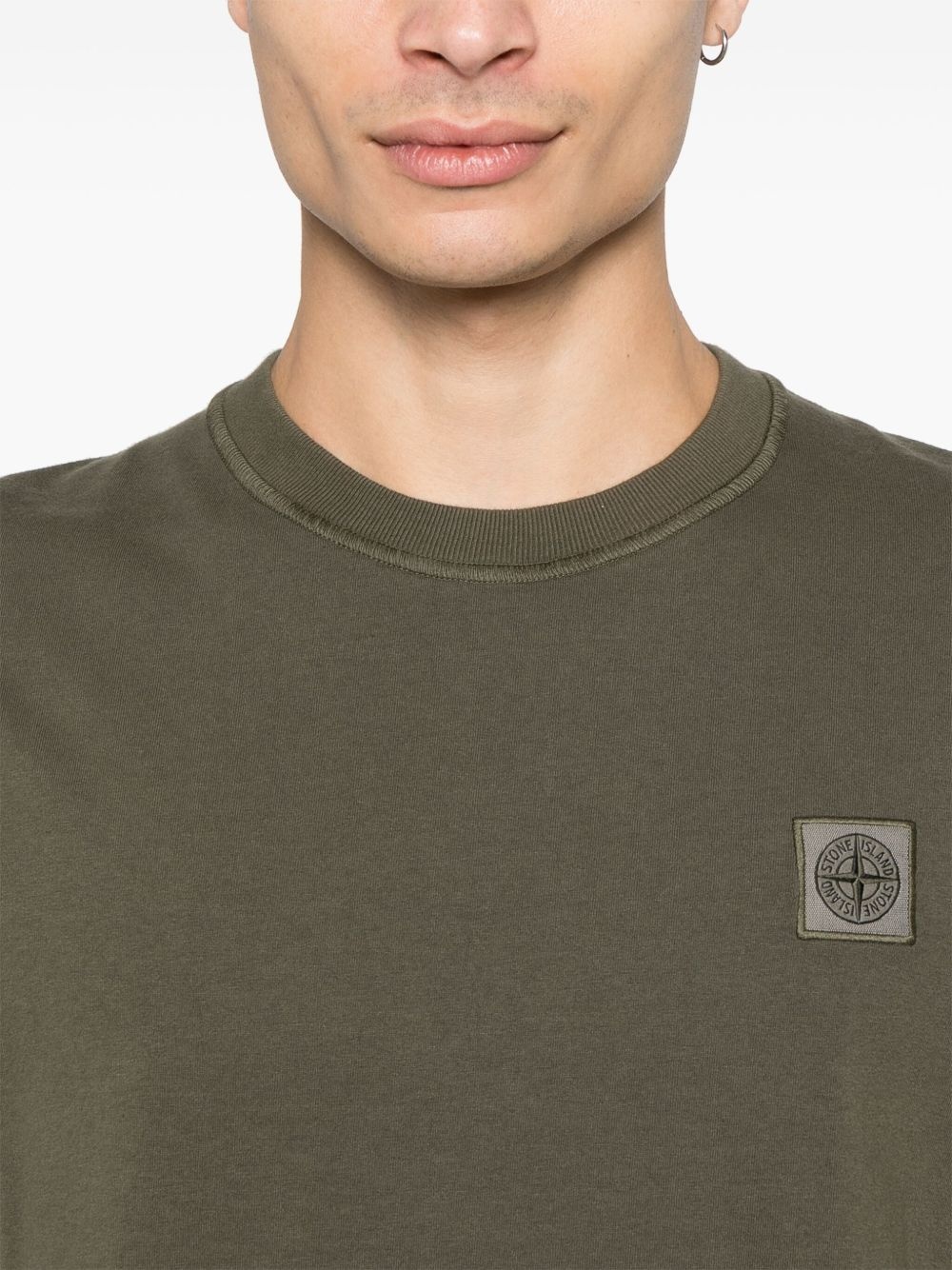 Compass-patch T-shirt - 4