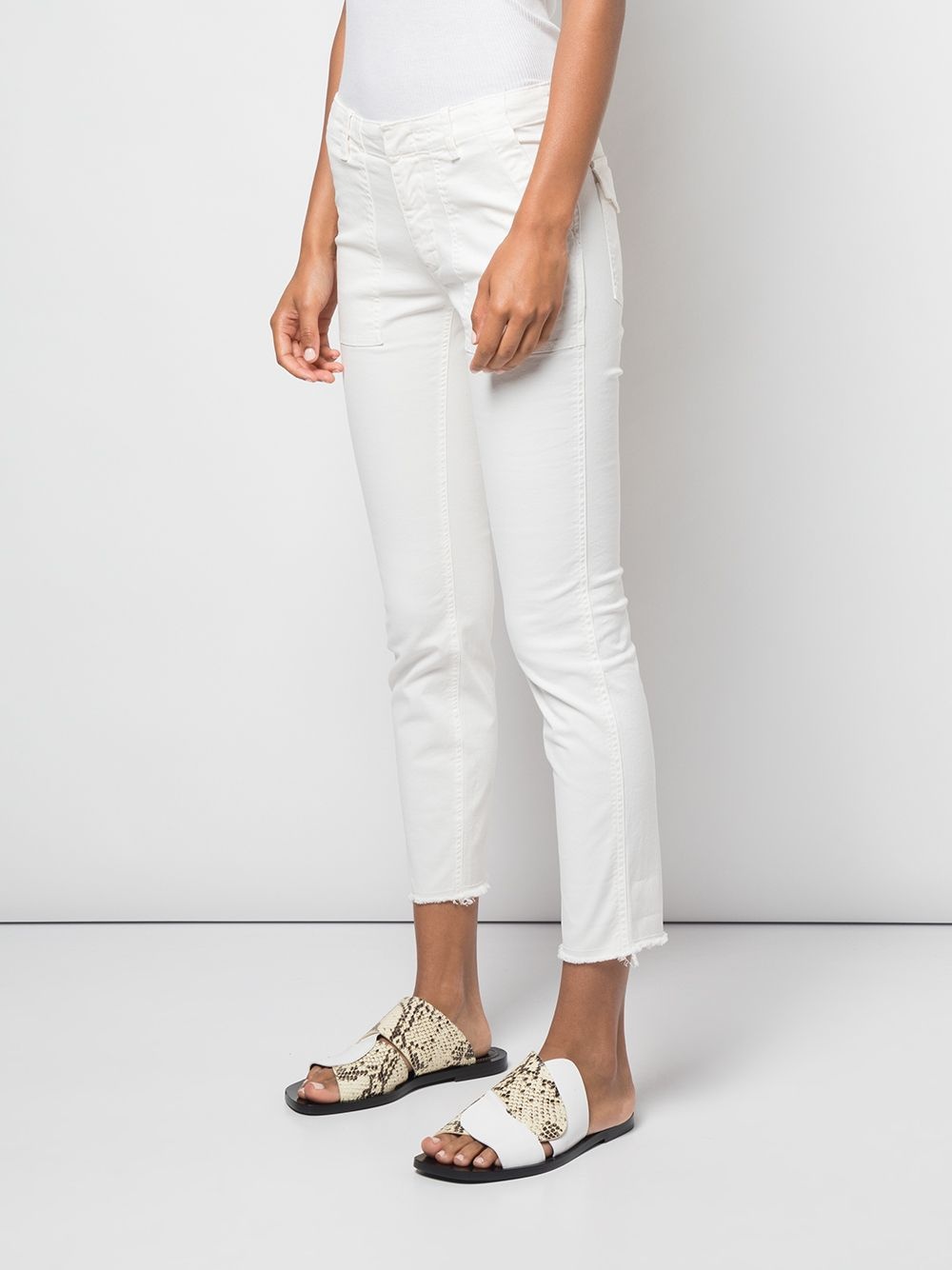 cropped skinny trousers - 3