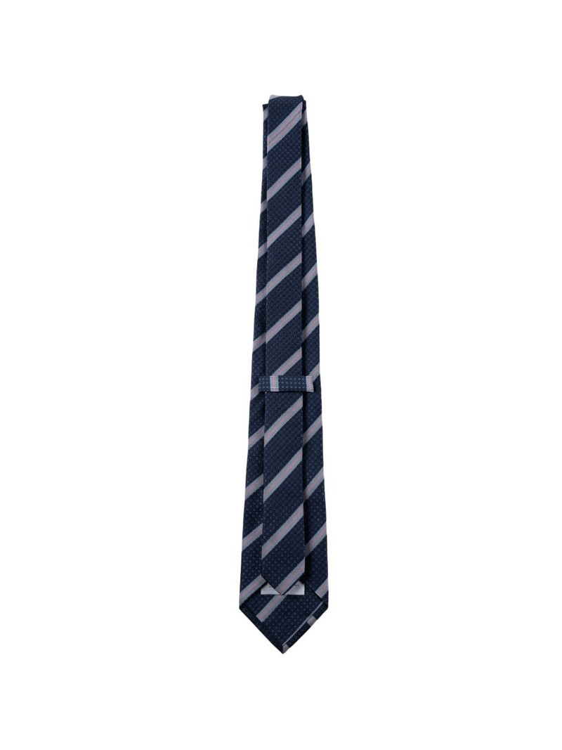 Etro stripe-pattern silk tie outlook