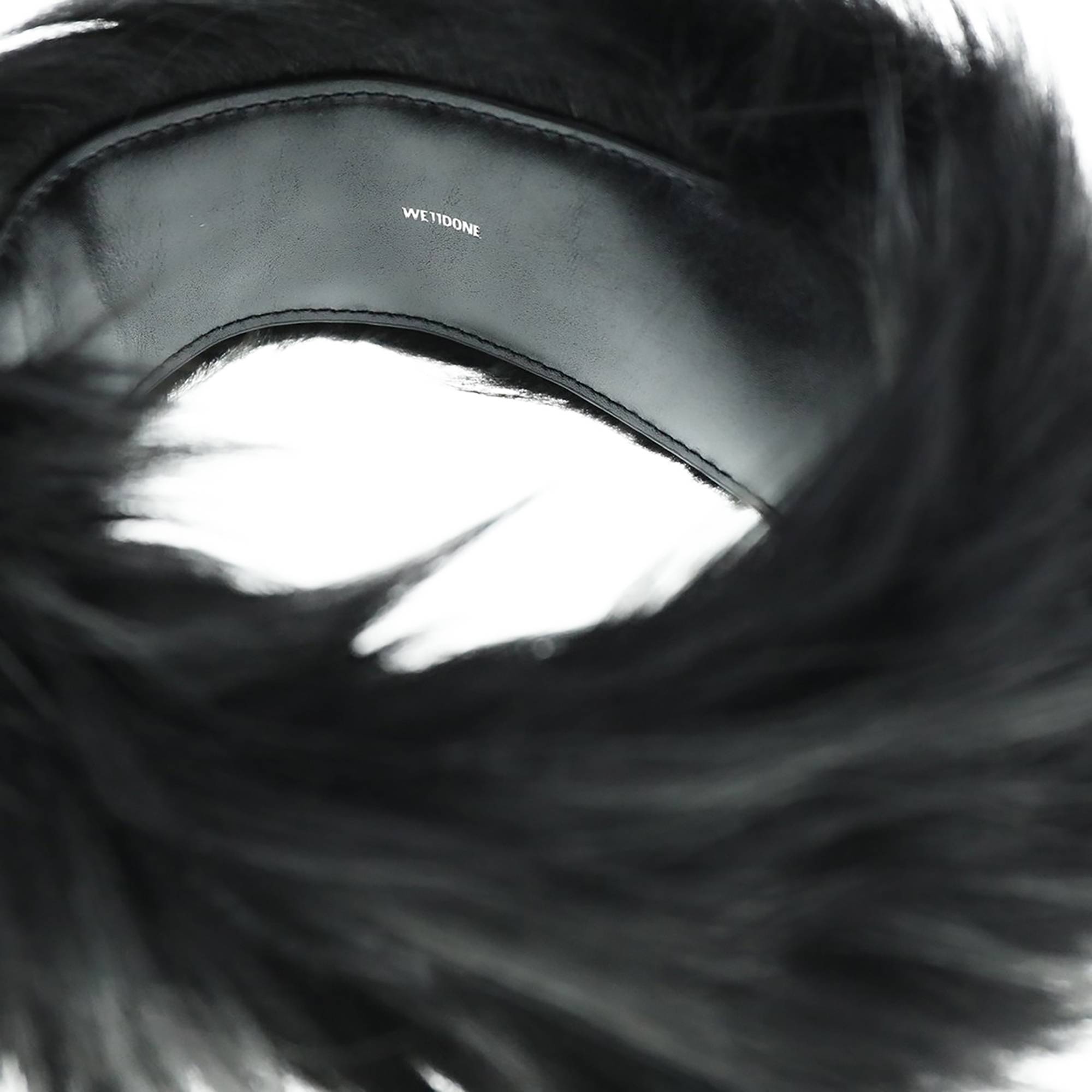 We11done Faux Fur Choker 'Black' - 3