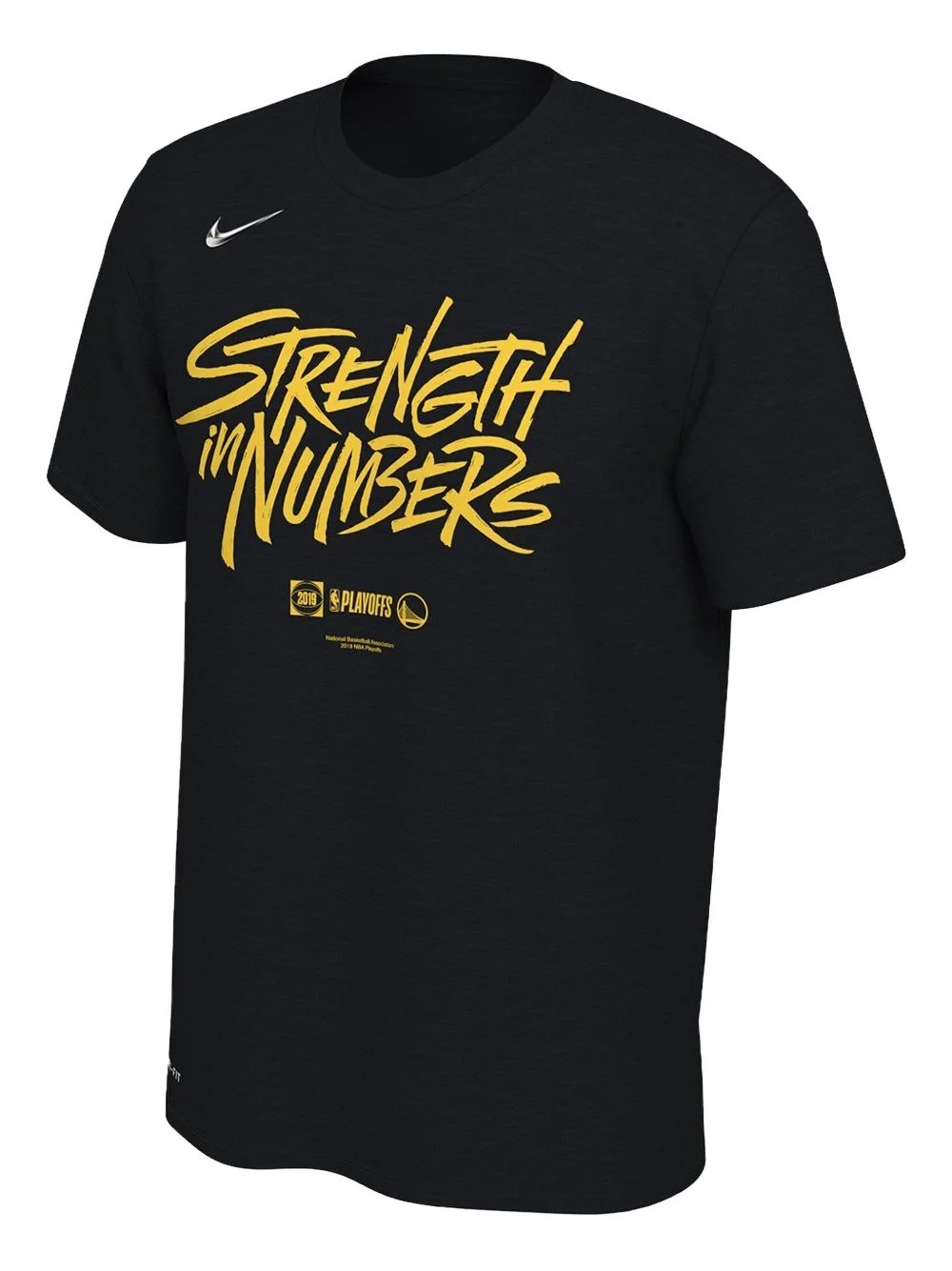 NBA Golden State Warriors Dri-Fit "2019 Playoffs Bound Mantra" T-shirt - 1