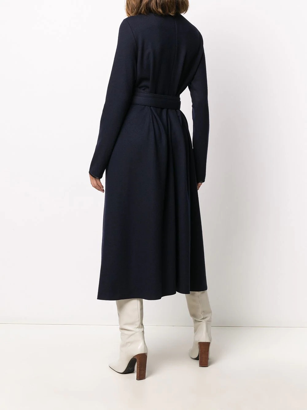 belted midi dress - 4