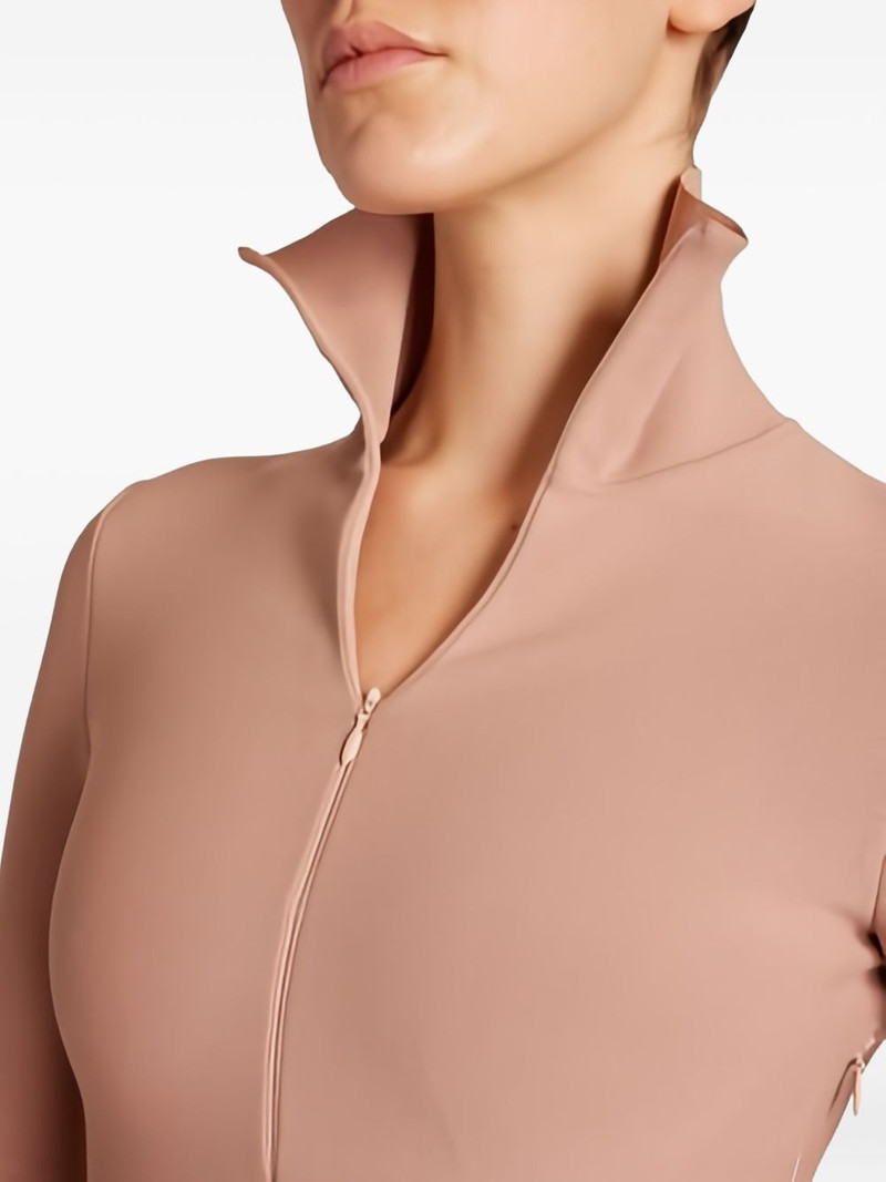half-zip fastening mini dress 5