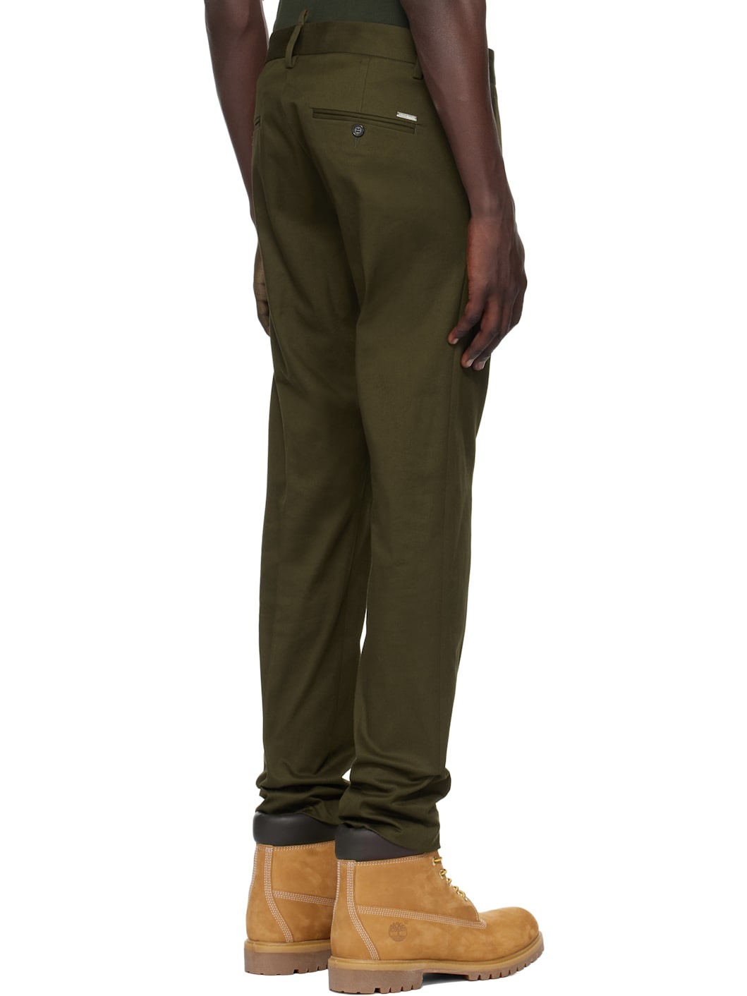Khaki Cool Guy Trousers - 3