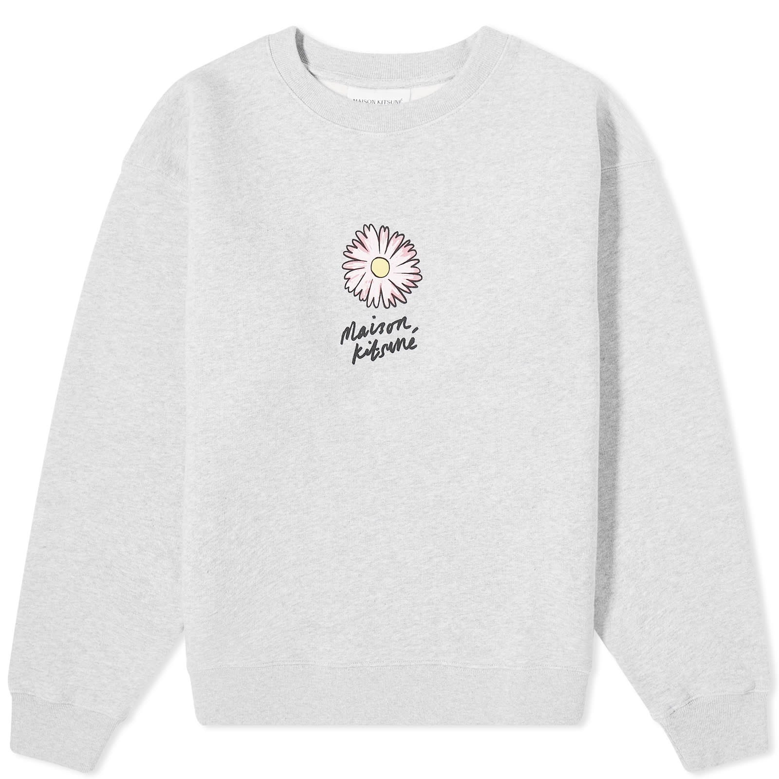 MAISON KITSUNE｜SWEATSHIRTS (FLOATING FLOWER COMFORT SWE Maison Kitsuné Maison Kitsune Floating Flower Comfort