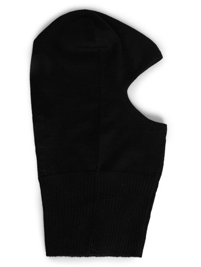 Rick Owens ribbed-knit wool face mask outlook