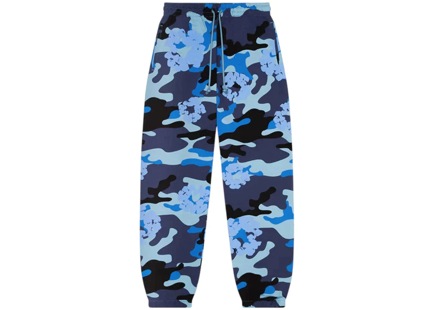 Denim Tears The Cotton Wreath Sweatpant Blue Camo - 1