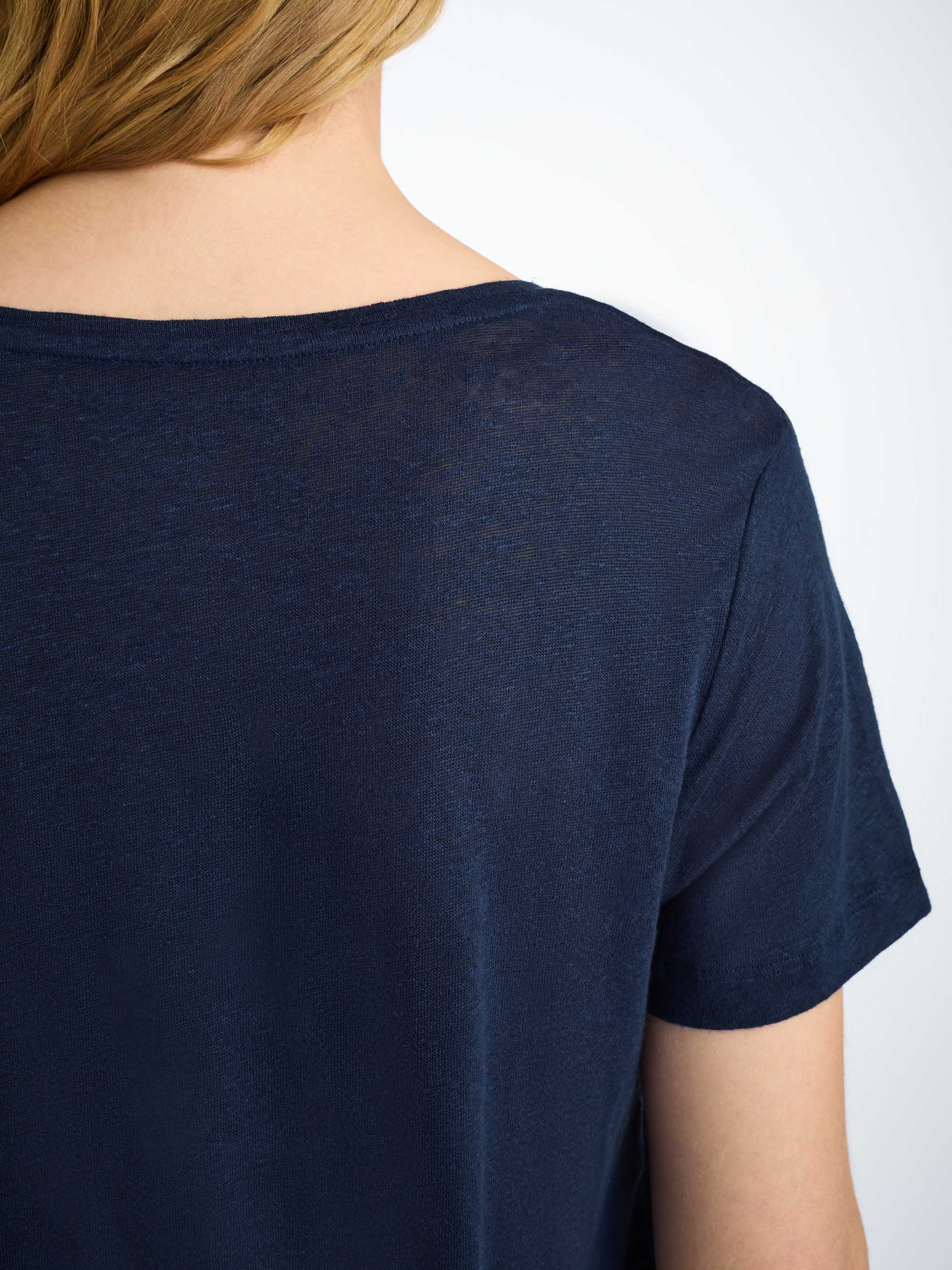 Women's T-Shirt Jordan Linen Navy - 6