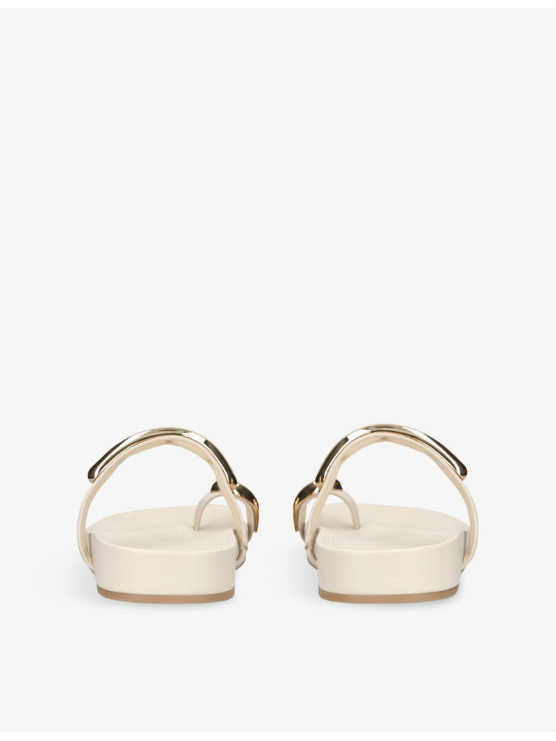 dolce vita Sayah 102 Leather Flat Sandals outlook