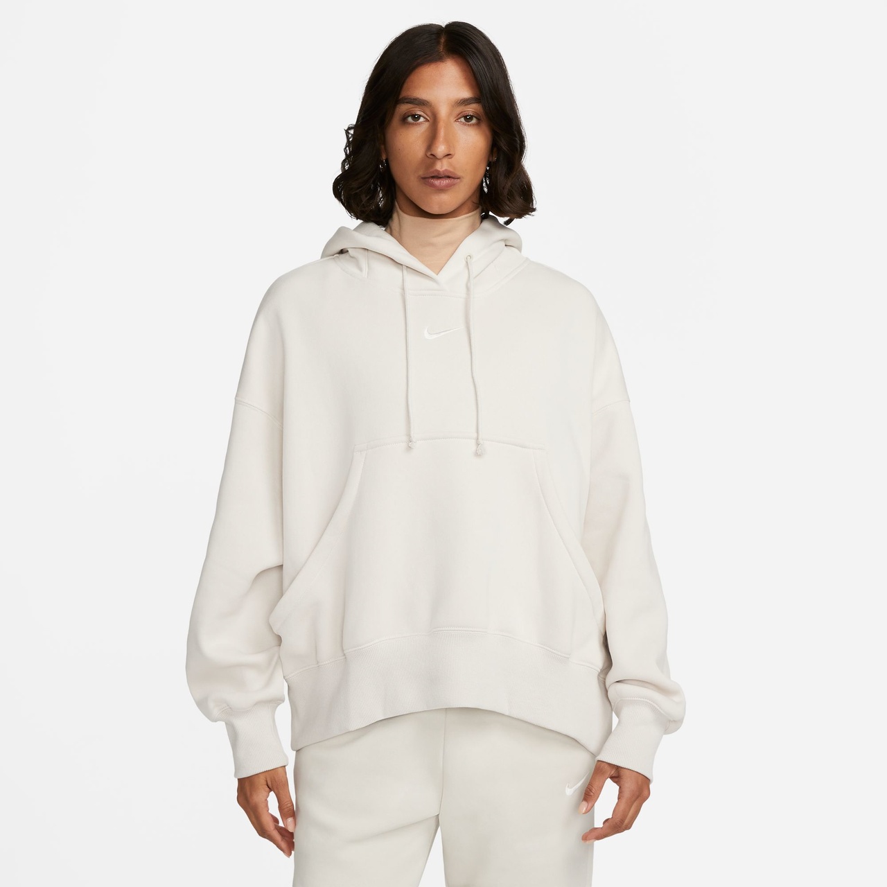 Nike Womens Nike PHNX Fleece OS Pullover Hoodie - 1