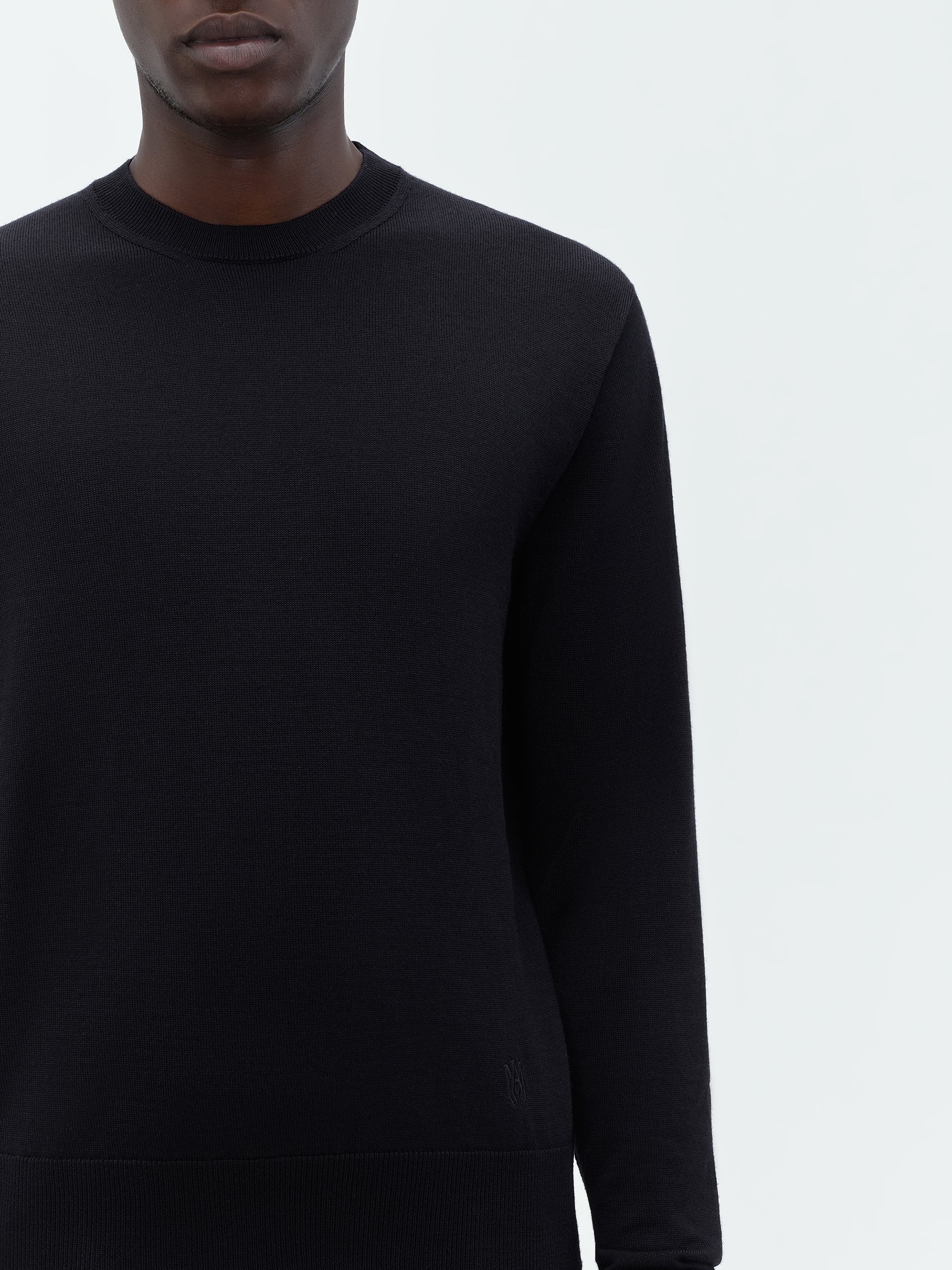 LONG SLEEVE CREW-BLACK - 6