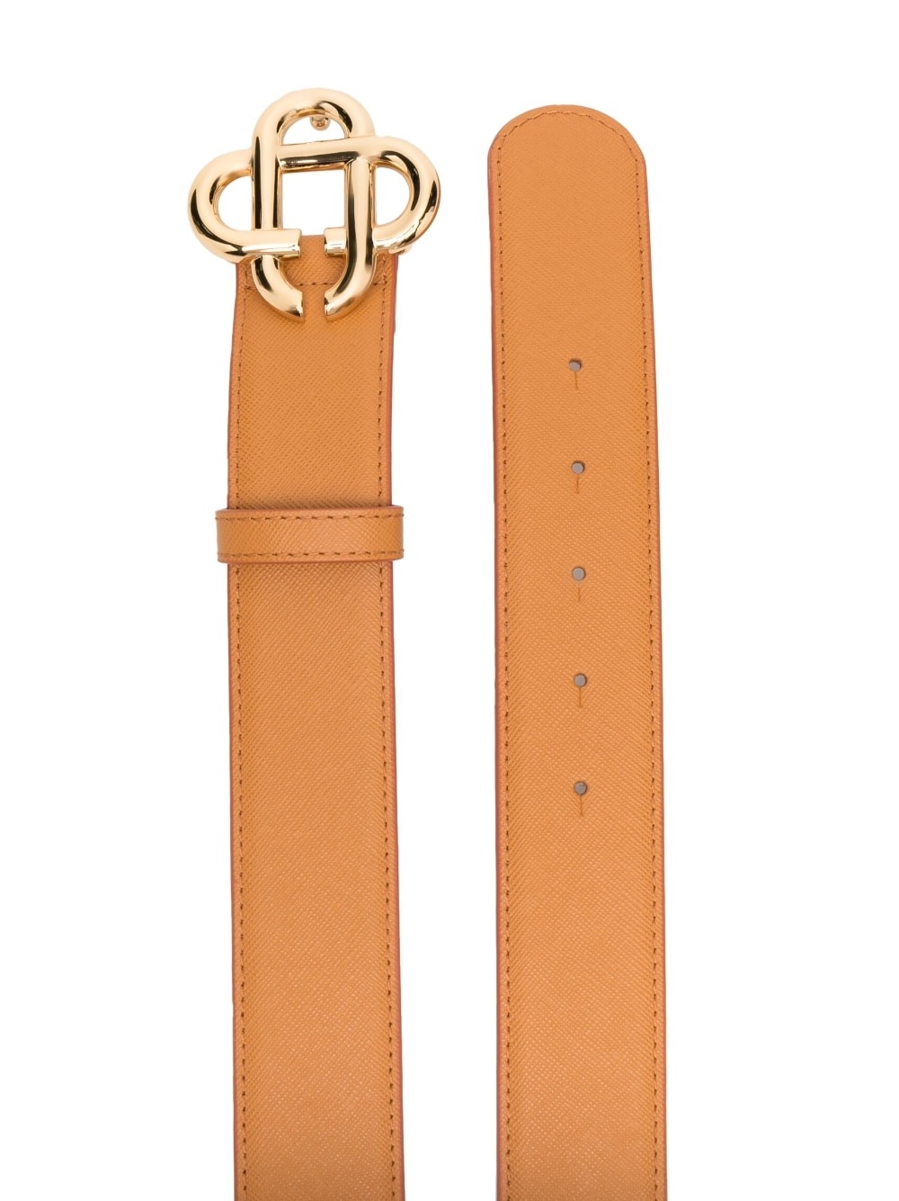 CC logo buckle leather belt - 2