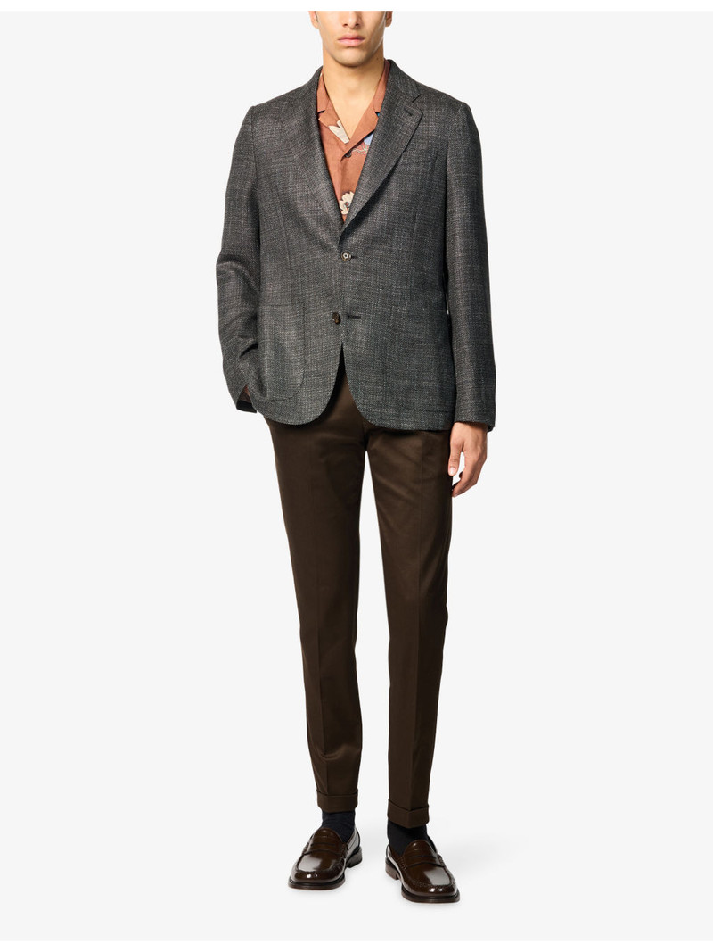 Paul Smith Check-Print Single-Breasted Wool Blazer outlook