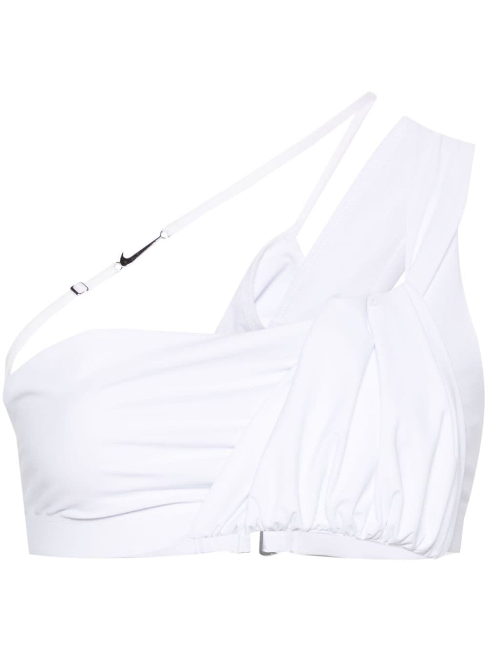 x Jacquemus one-shoulder crop top - 1