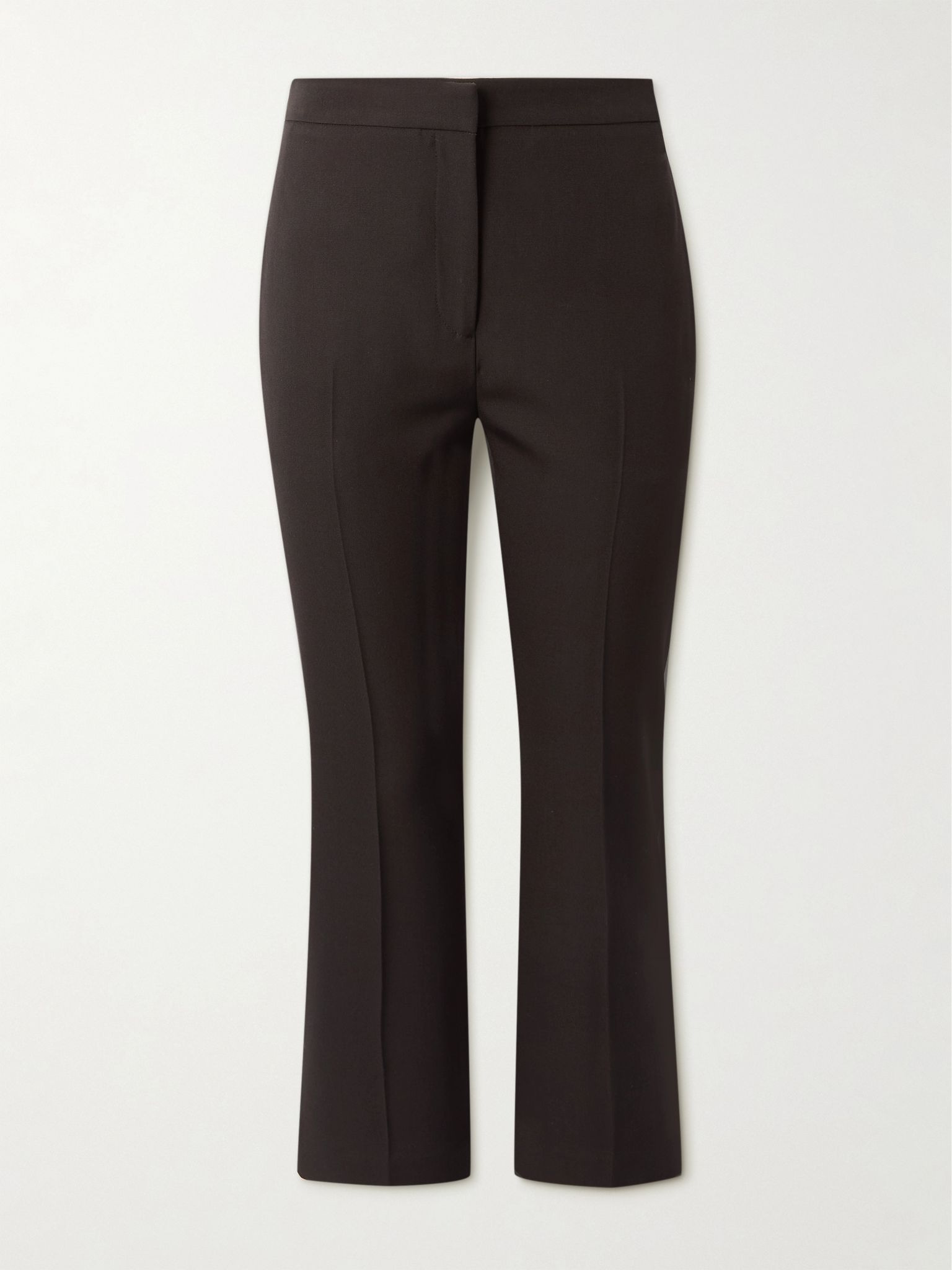 Wool tapered pants Dark brown - 1